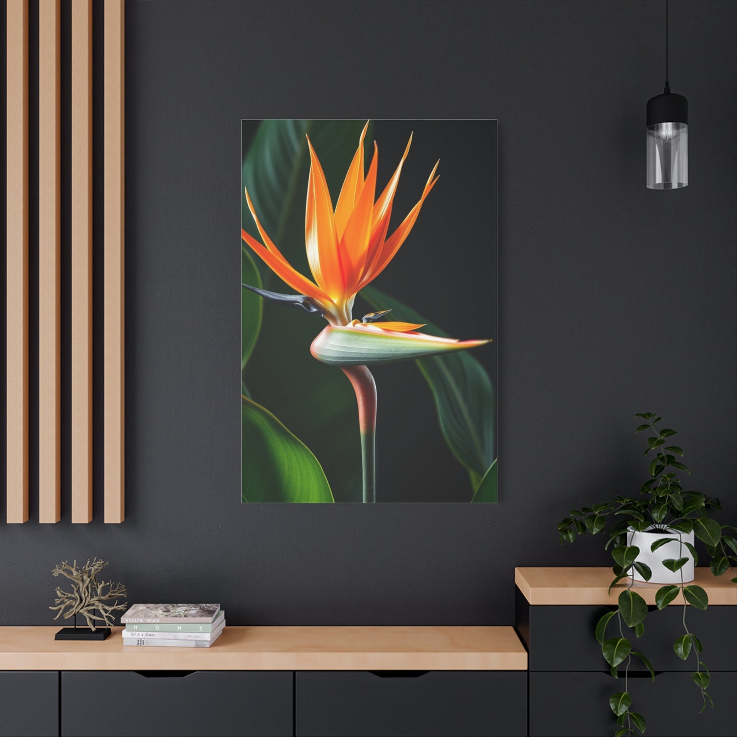 Supreme Bird of Paradise Plant Art Beautiful Collection Wall Art & Canvas Print