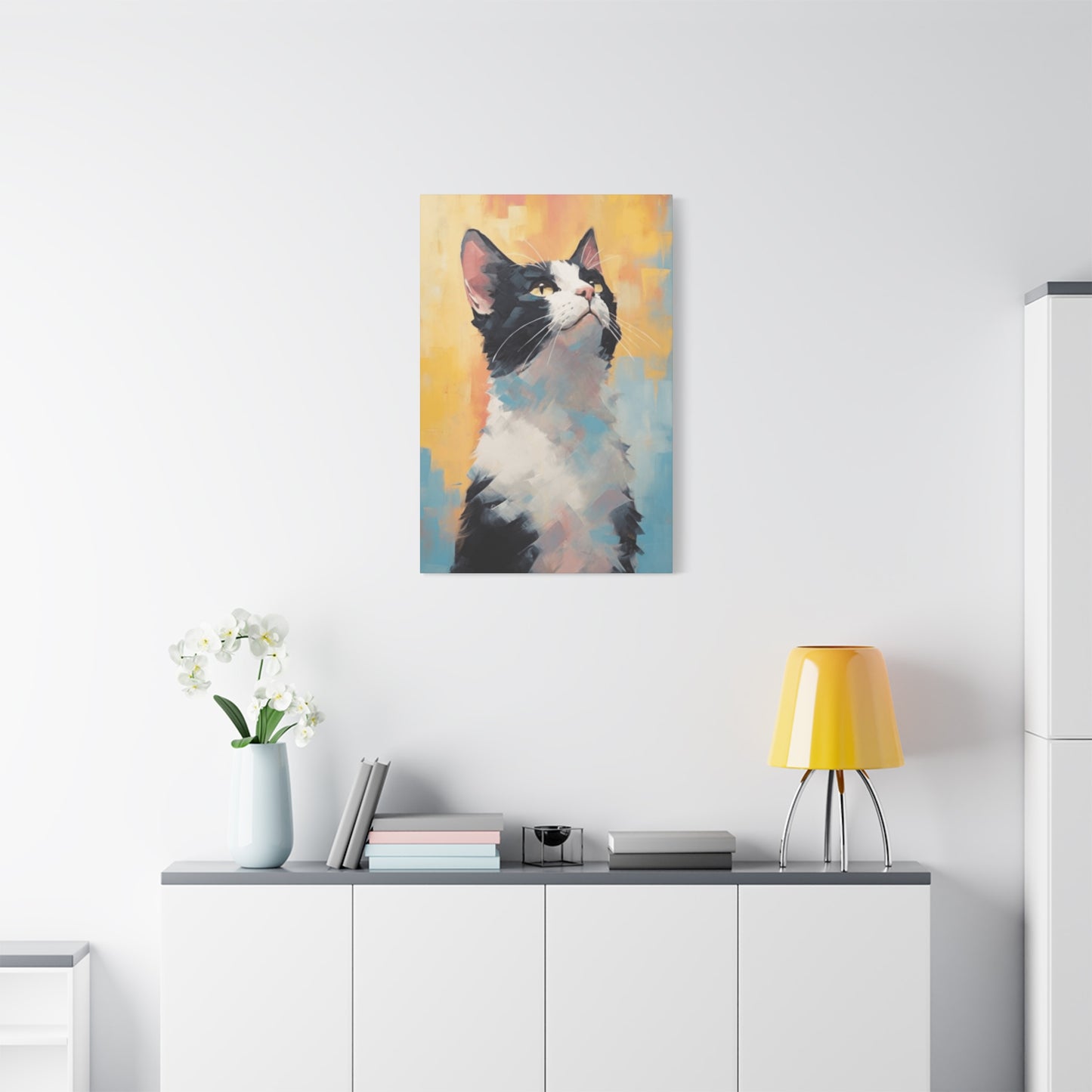 An Abstract Cat Portrait Wall Art & Canvas Prints