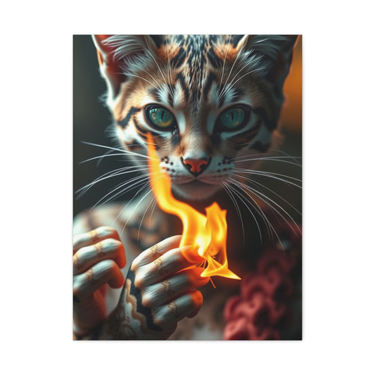 Catfight Art Refined Canvas Wall Art & Canvas Print
