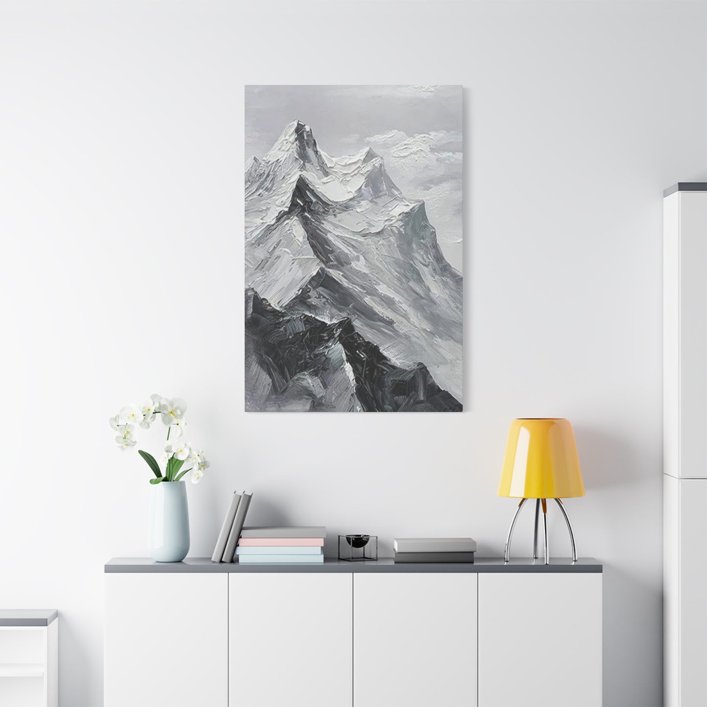 High Mountains Grey Wall Art & Canvas Prints