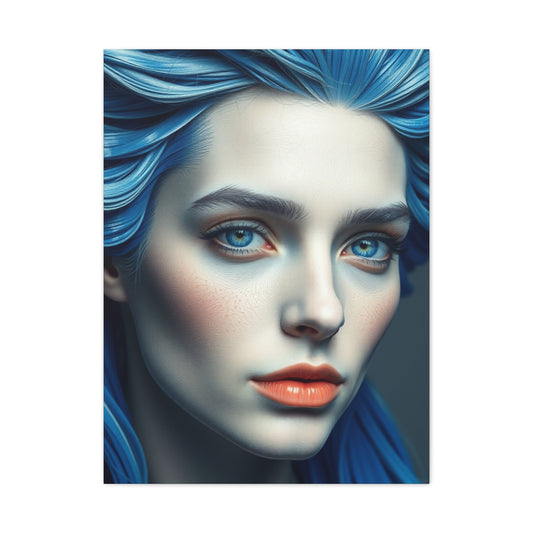 Blue & Gray Art Supreme Gallery Wall Art & Canvas Print