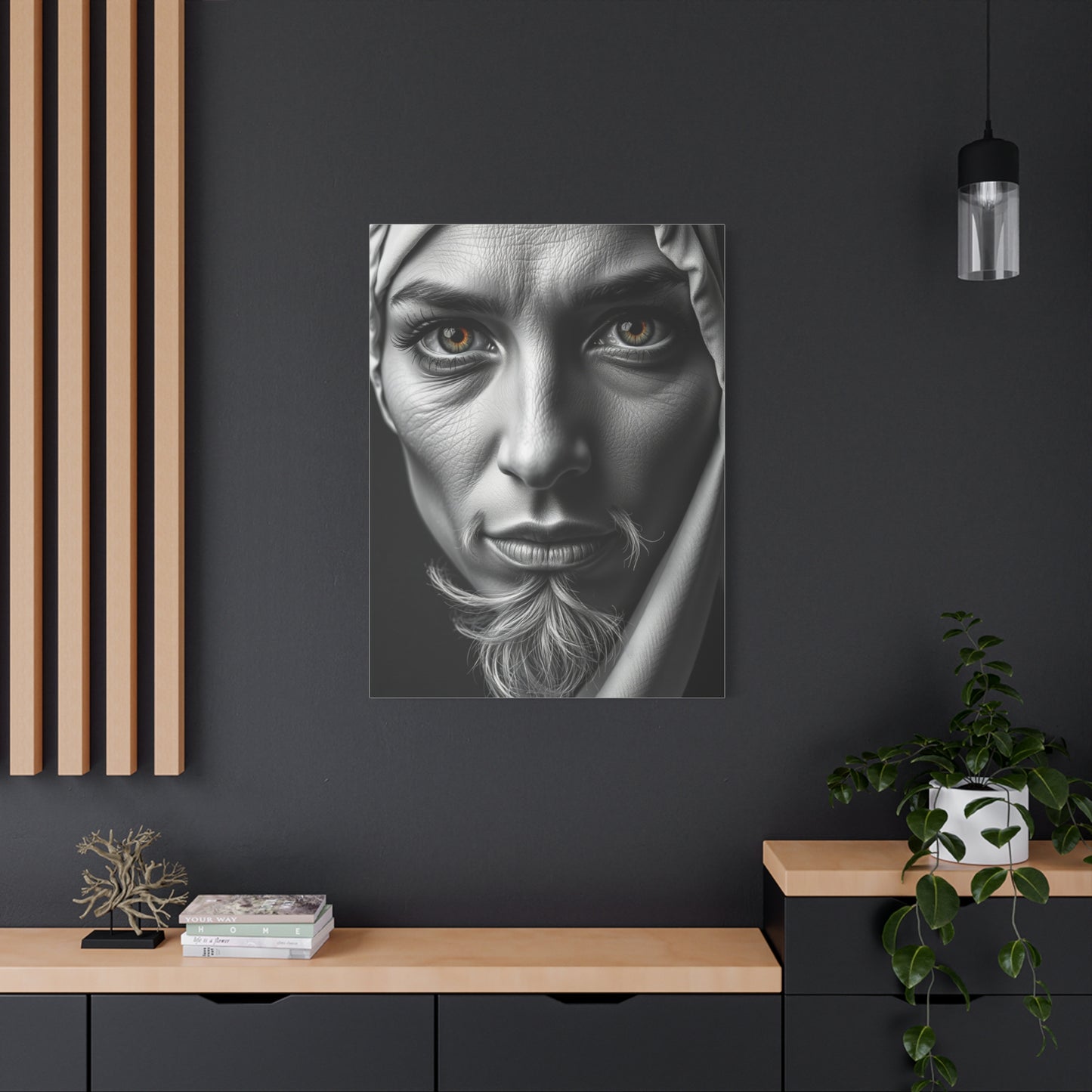 Chic Dichotomy Canvas Wall Art & Canvas Print