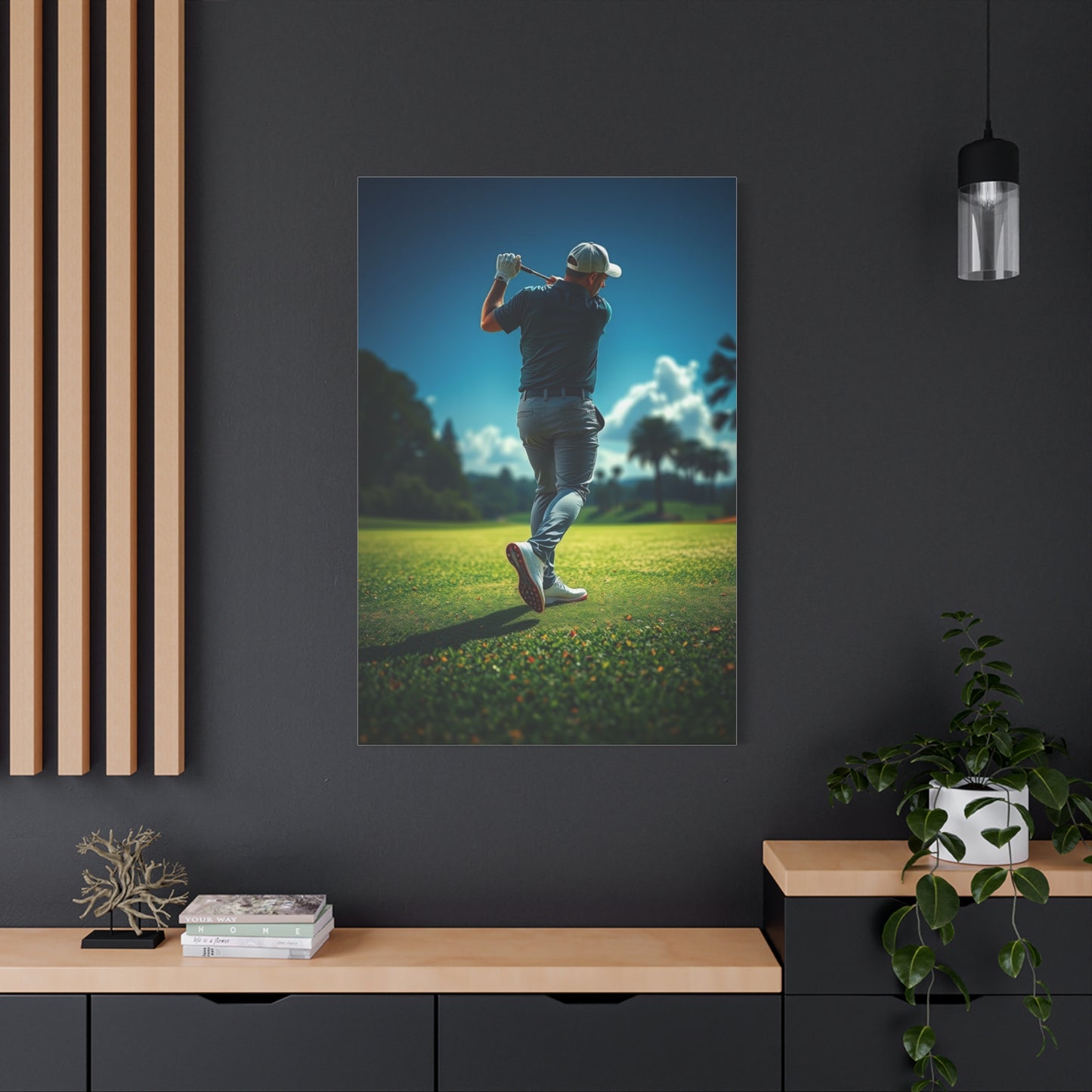 Sophisticated Putt Impression Wall Art & Canvas Print