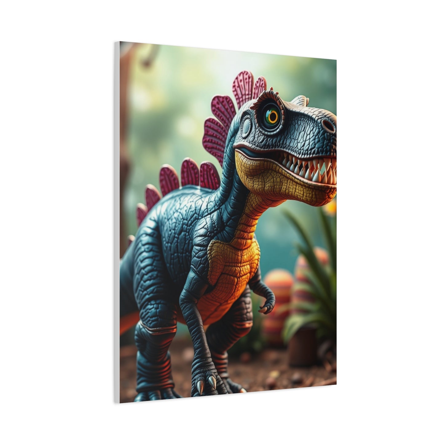 Kid’s Dinosaur Art Canvas Art 4 Wall Art & Canvas Print