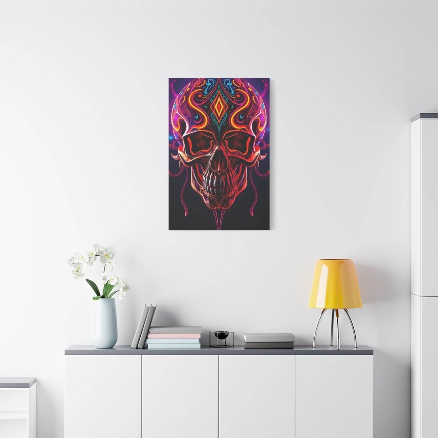 Opulent Skull Phantasm Wall Art & Canvas Print