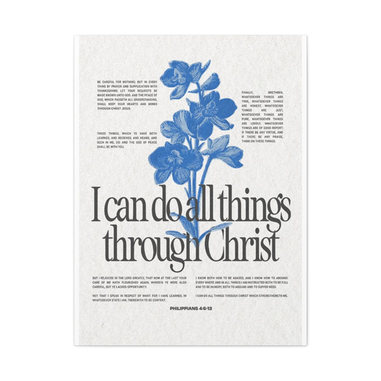 Christ Quote Poster Wall Art & Canvas Prints