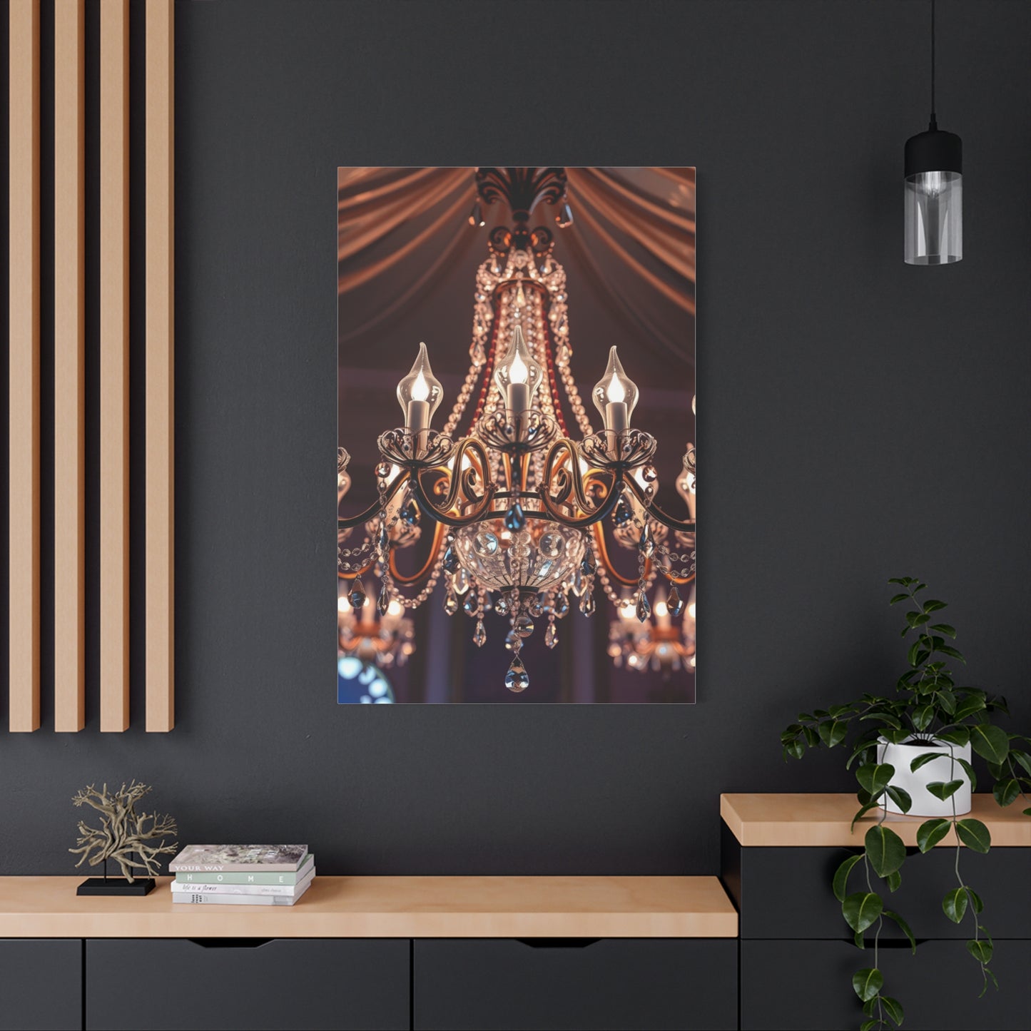Masterpiece Chandelier Art Vision Wall Art & Canvas Print