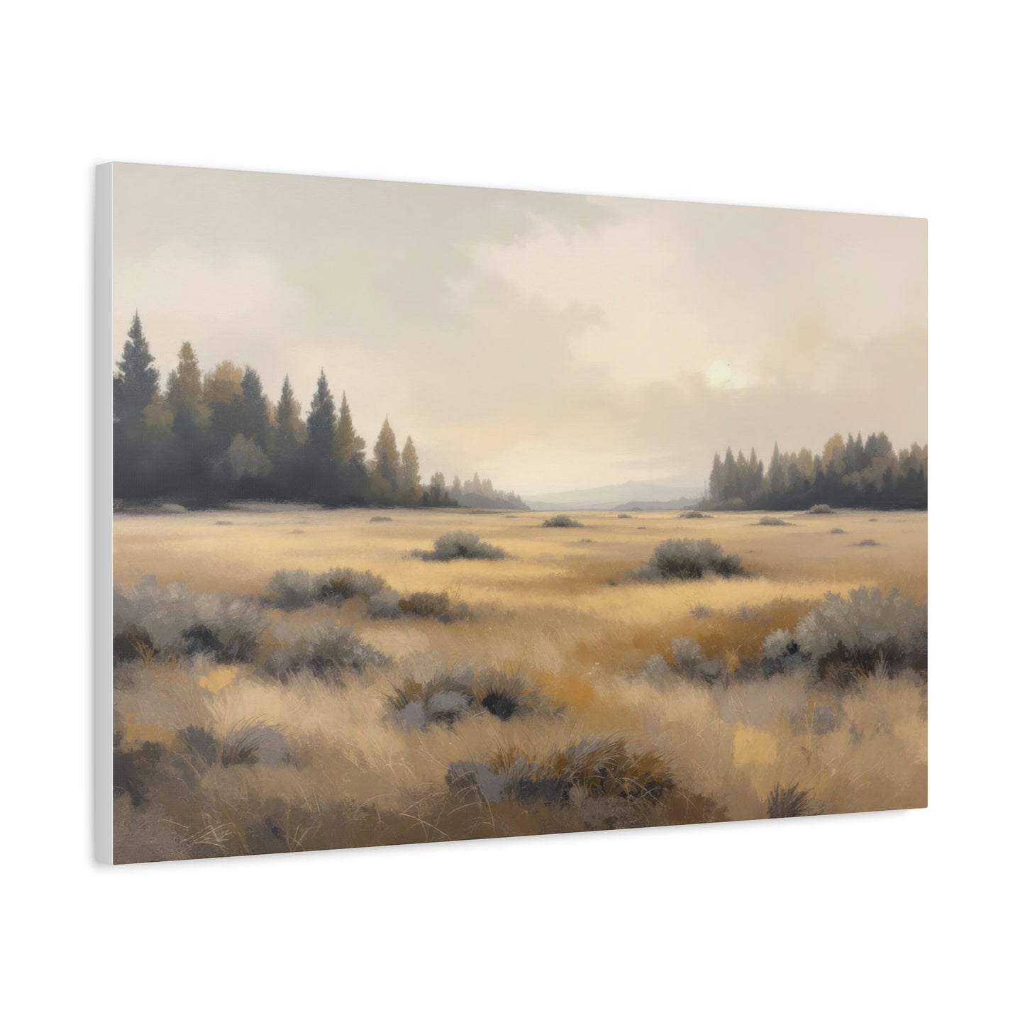 Golden Meadow at Dawn Wall Art & Canvas Prints