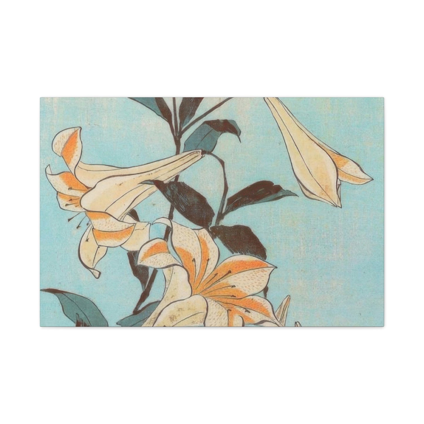 Katsushika Hokusai Ai Lilies Wall Art & Canvas Prints
