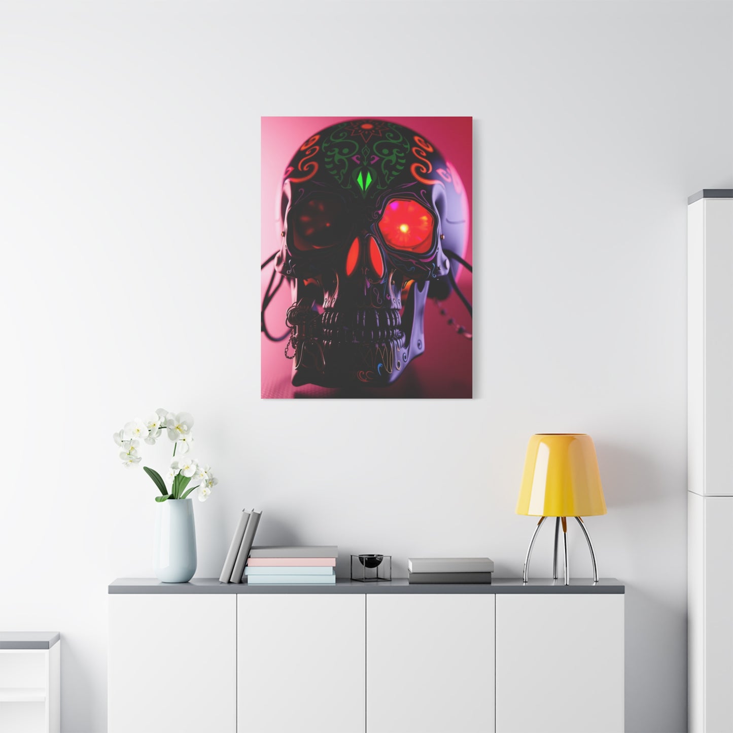 Lux Skully Mirage Wall Art & Canvas Print
