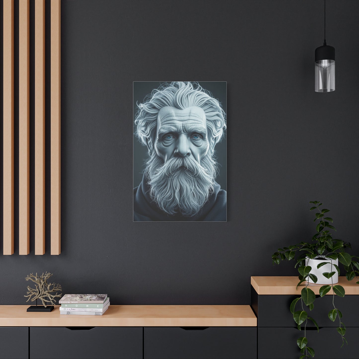 Pewter Reverie Masterpiece Wall Art & Canvas Print