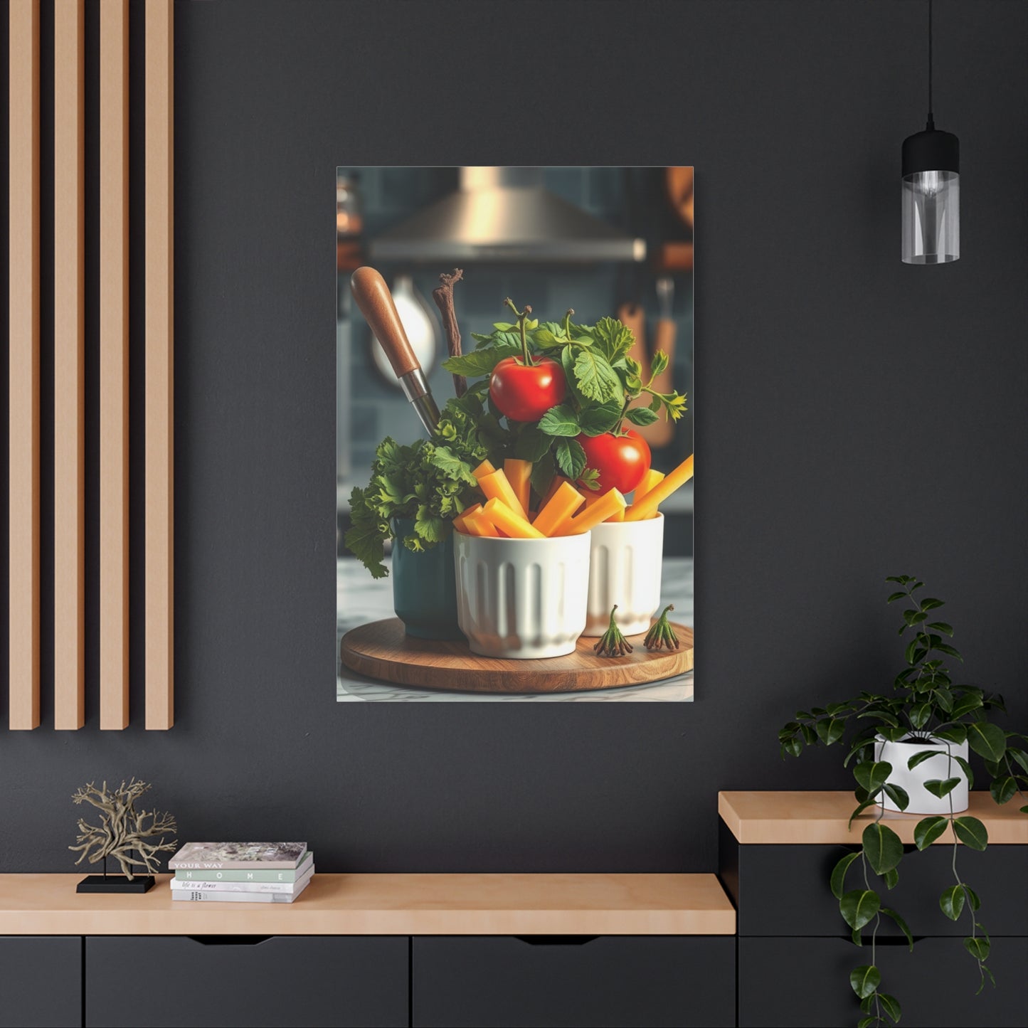 Gastronomic Elegance Canvas