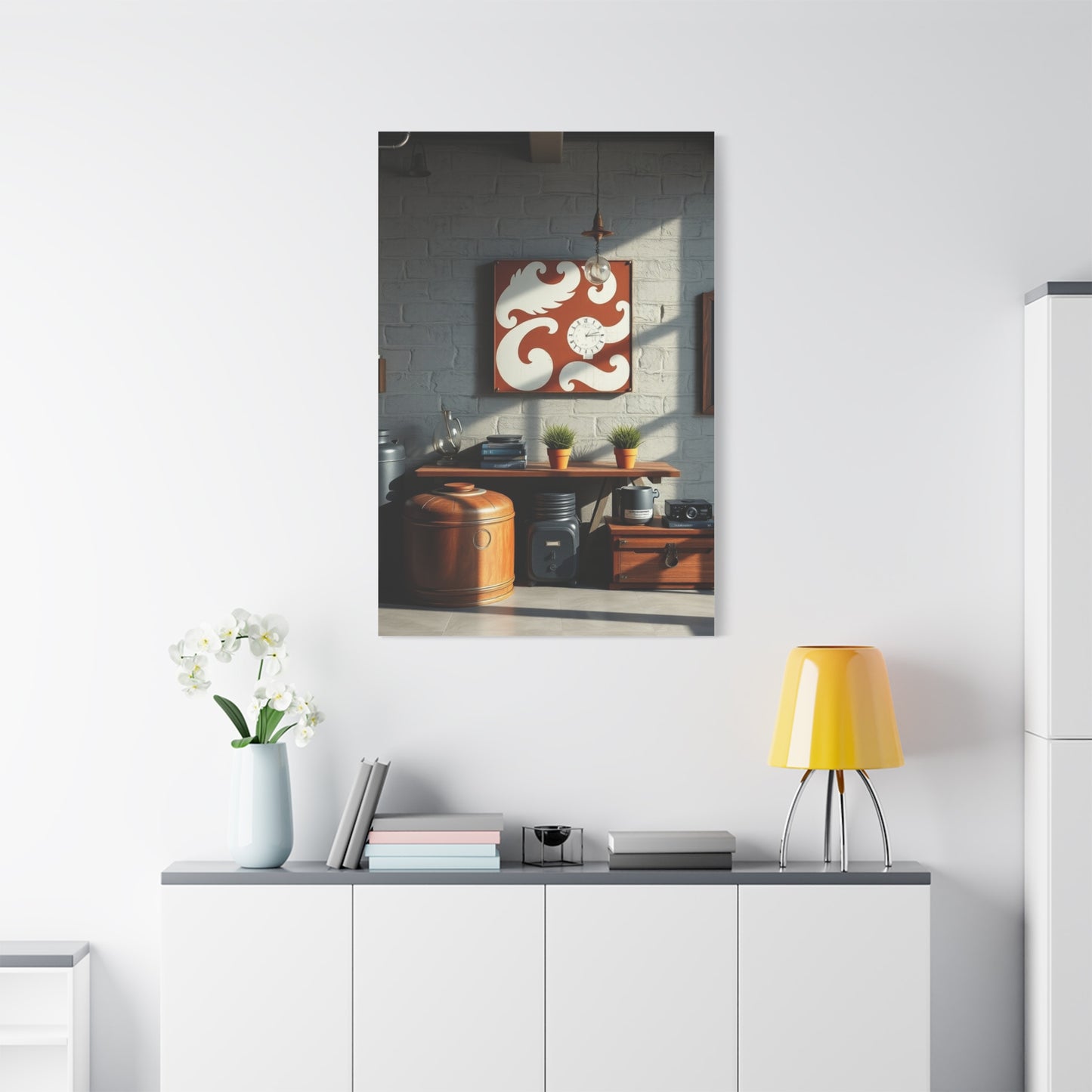 Refined Industrial Aesthetics Wall Art & Canvas Print