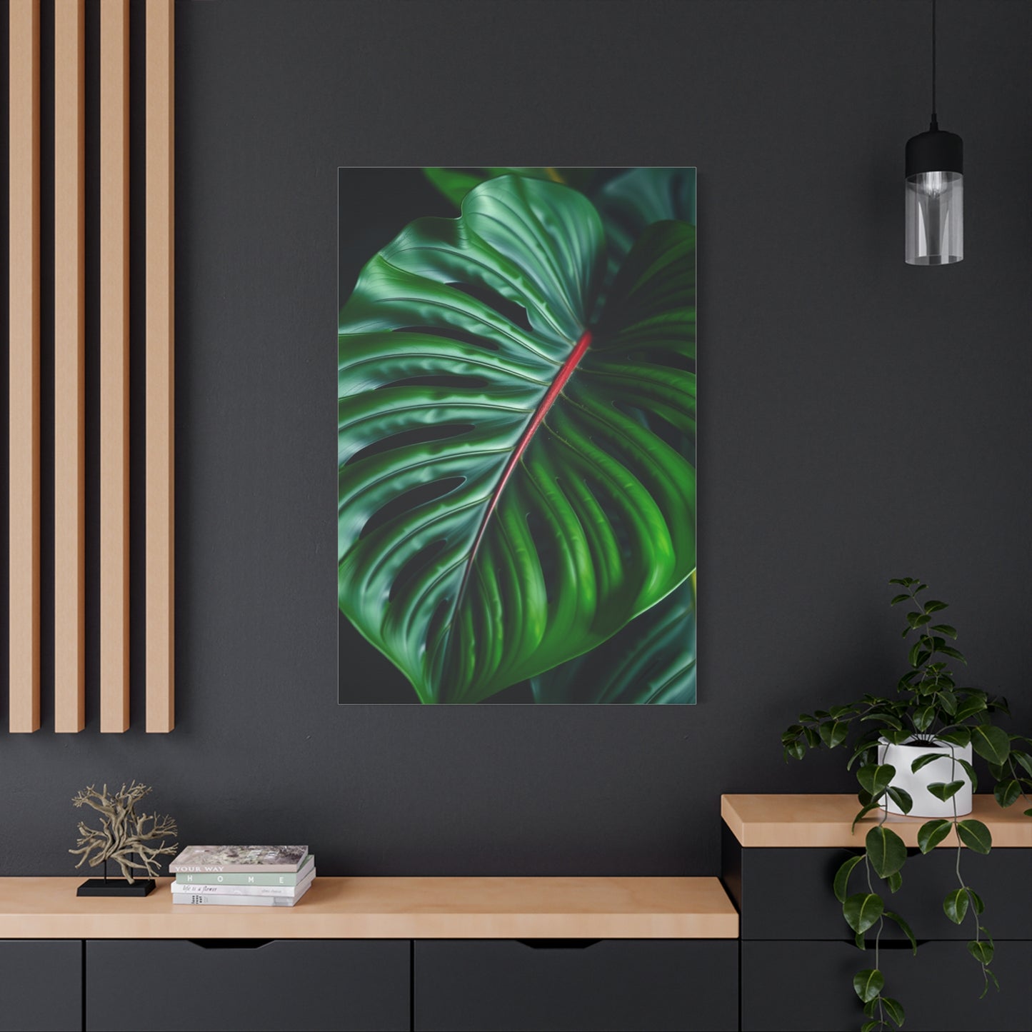 Monstera Plant Art Supreme Canvas Wall Art & Canvas Print
