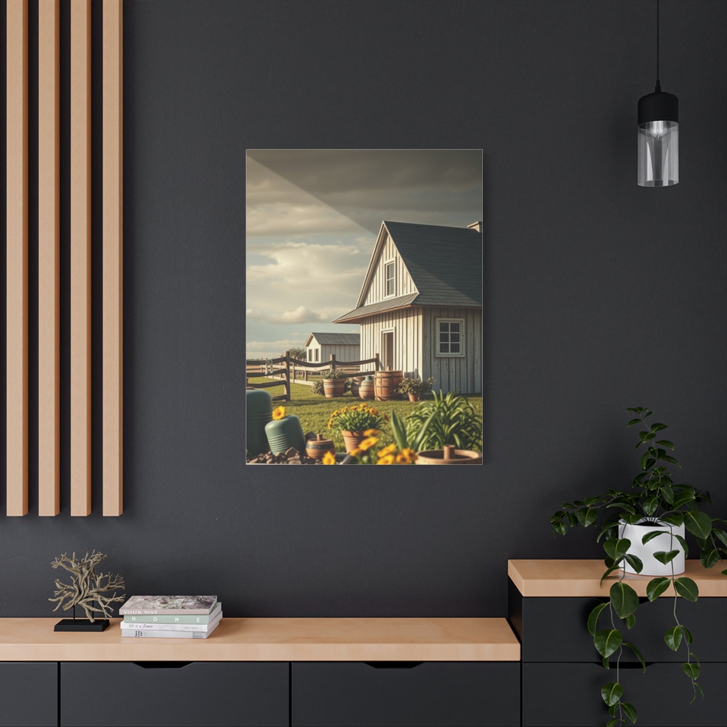 Tranquil Fields Luxe Canvas Wall Art & Canvas Print