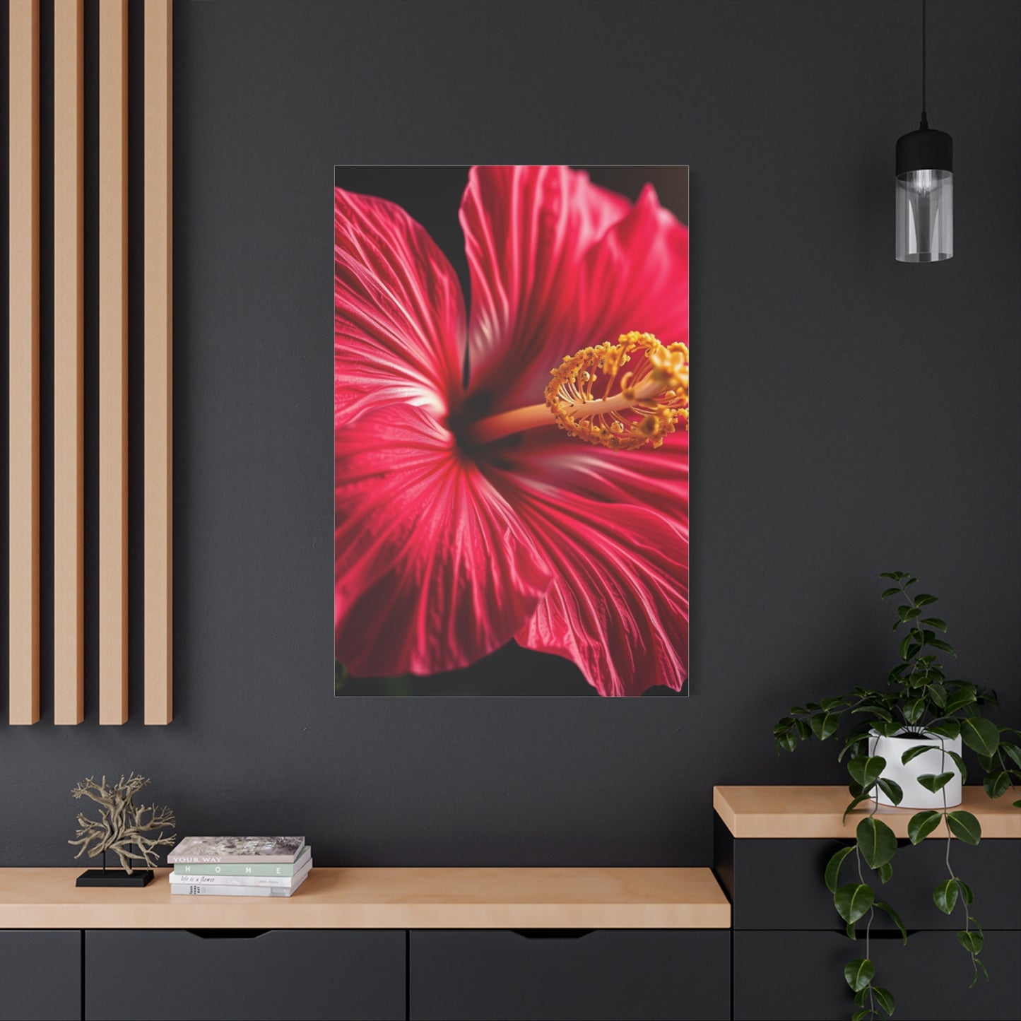 Hibiscus Flower Art Luxury Canvas Wall Art & Canvas Print