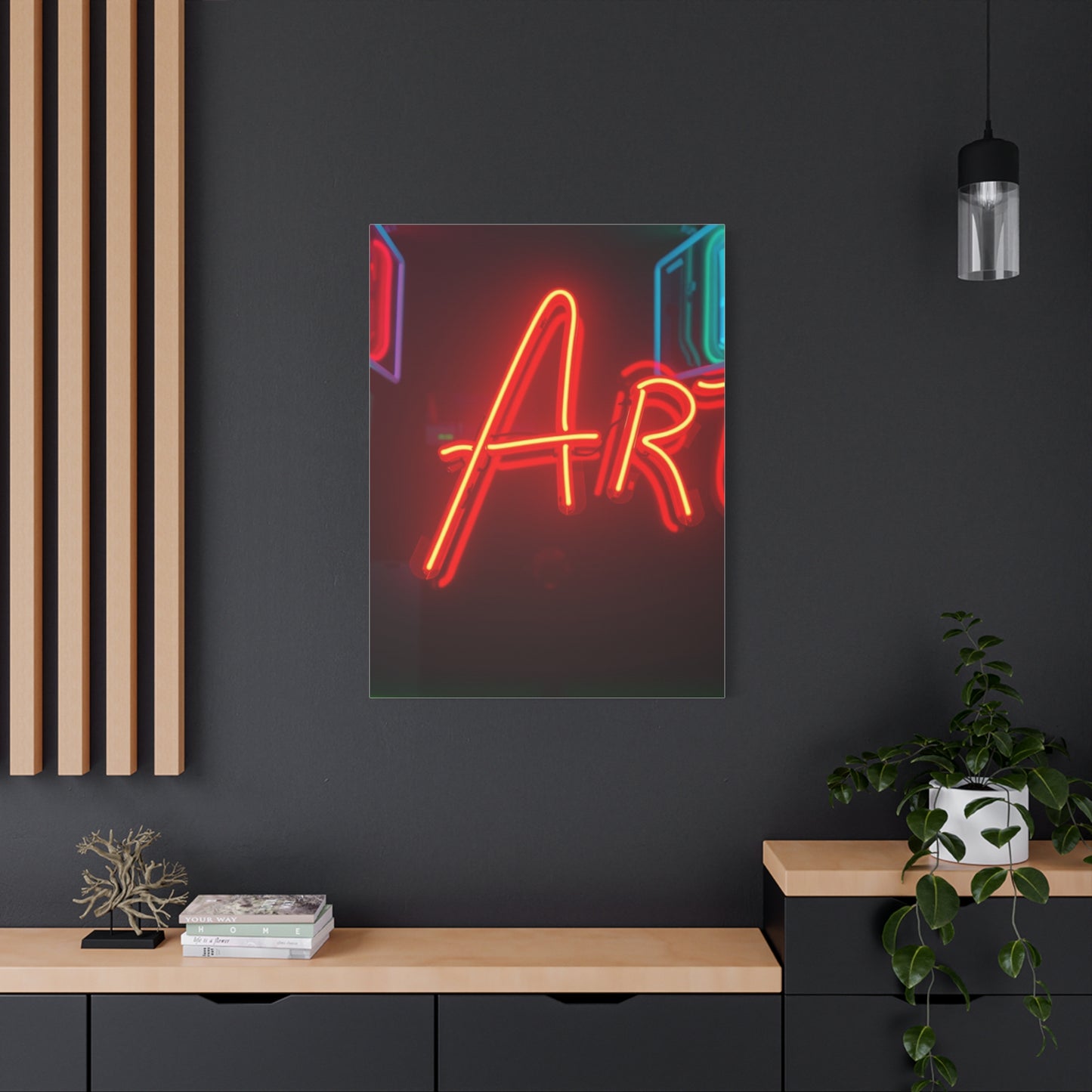 Neon Art Premium Canvas 17 Wall Art & Canvas Print