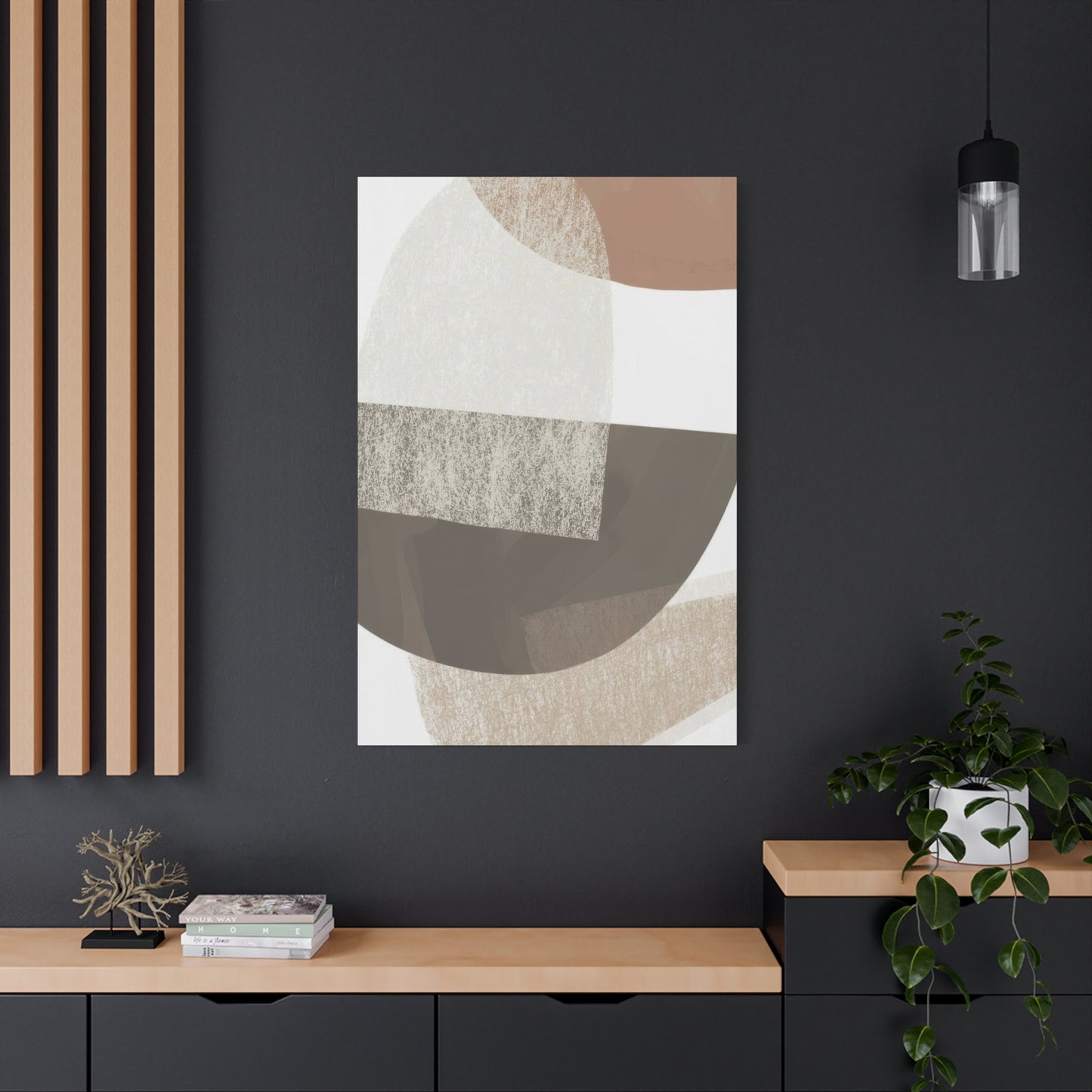 Abstract Shapes Earth Tones Wall Art & Canvas Prints
