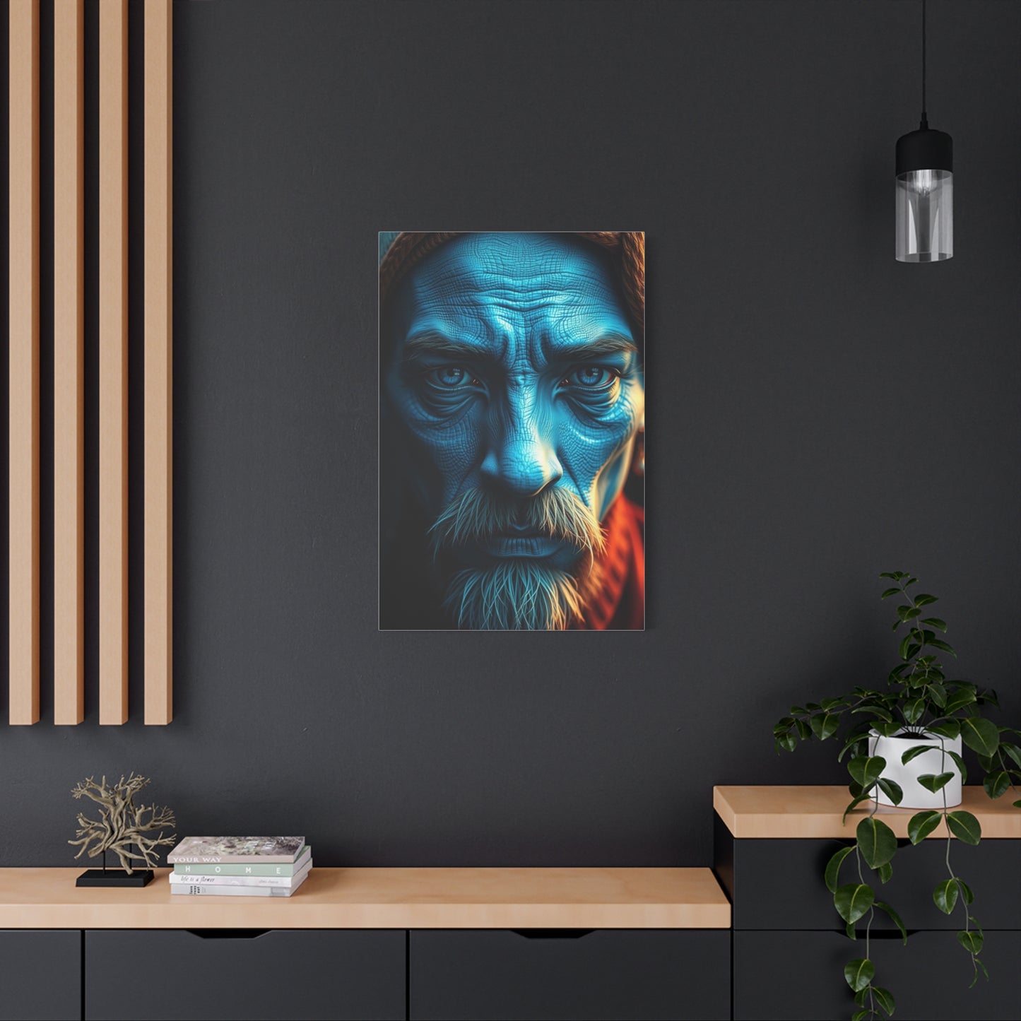 Navy Reverie Artwork Wall Art & Canvas Print