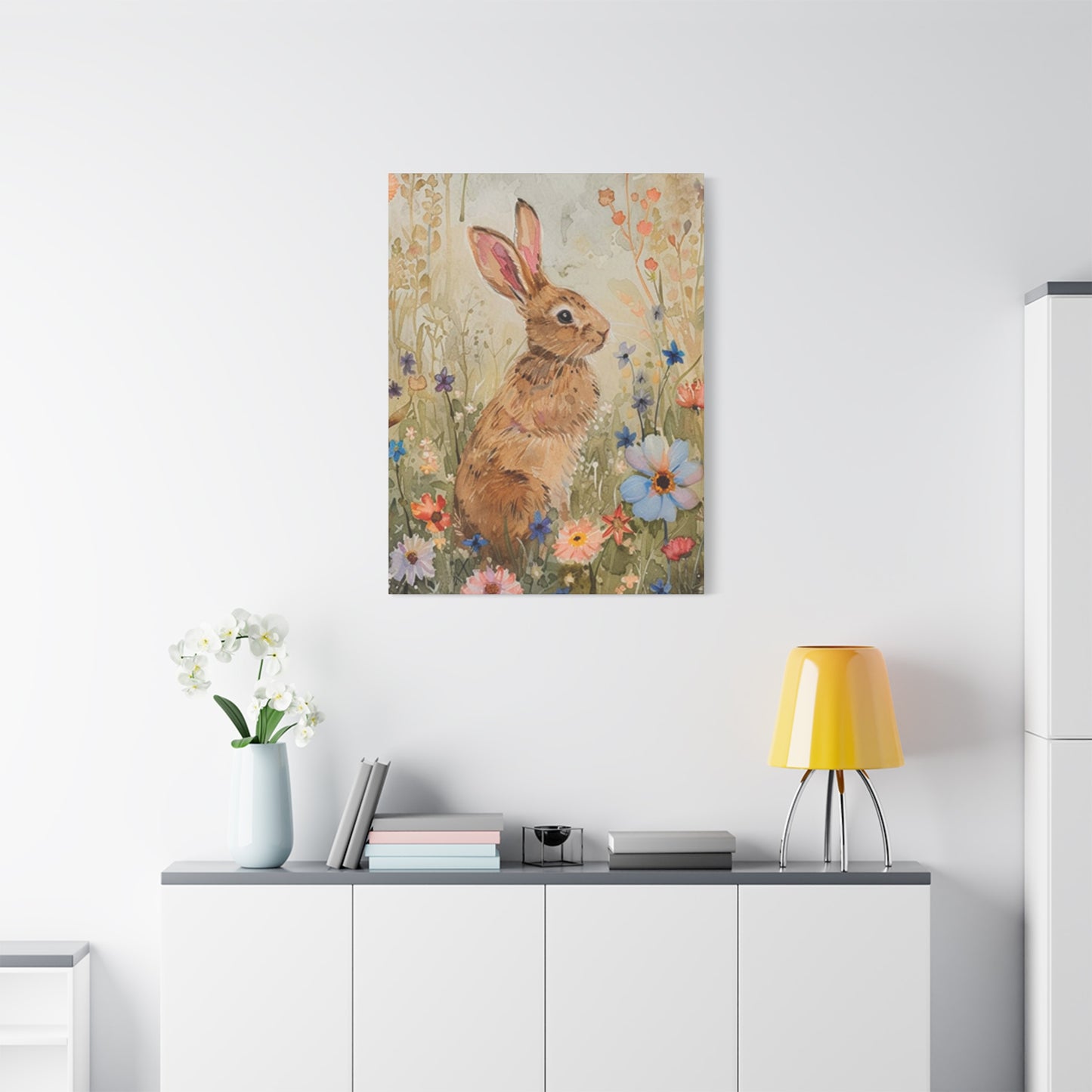 Flora, Fauna & Rabbit Painting Wall Art & Canvas Prints