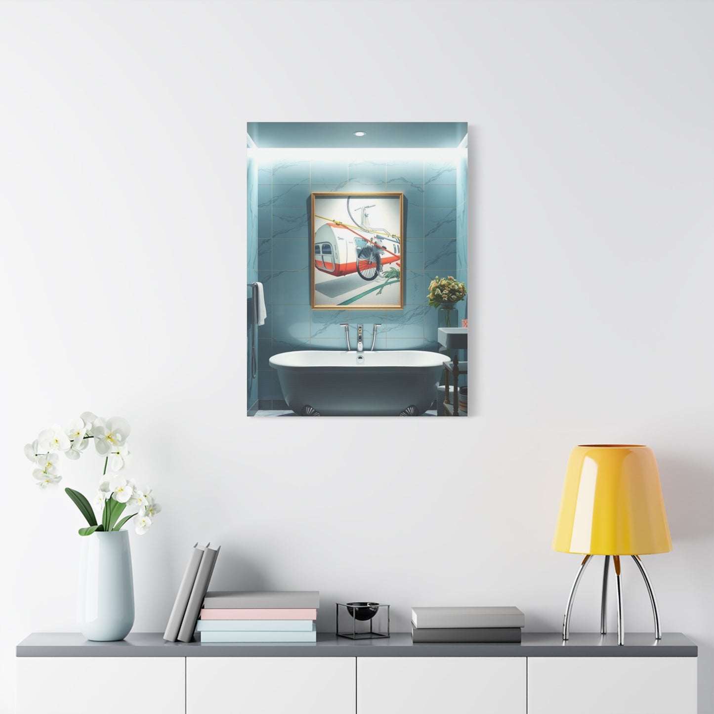 Majestic Bath Canvas Ensemble Wall Art & Canvas Print