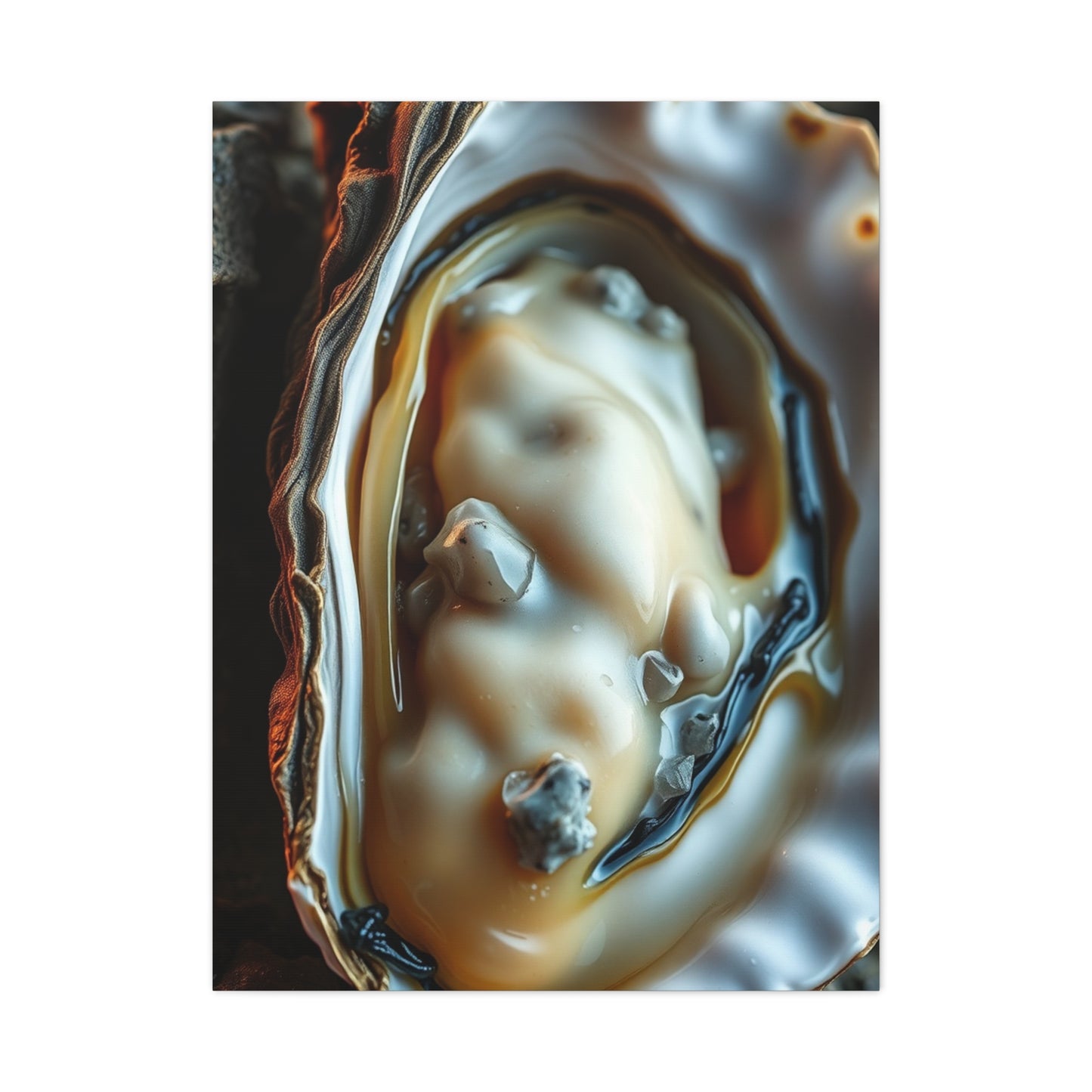 Oyster Art Canvas Art 3 Wall Art & Canvas Print