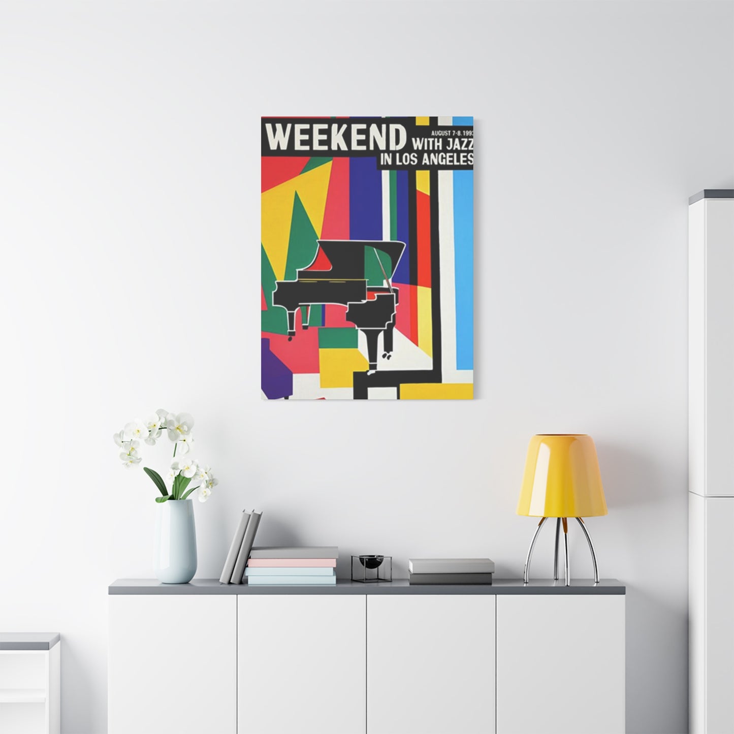 Weekend With Jazz In Los Angeles Wall Art & Canvas Prints
