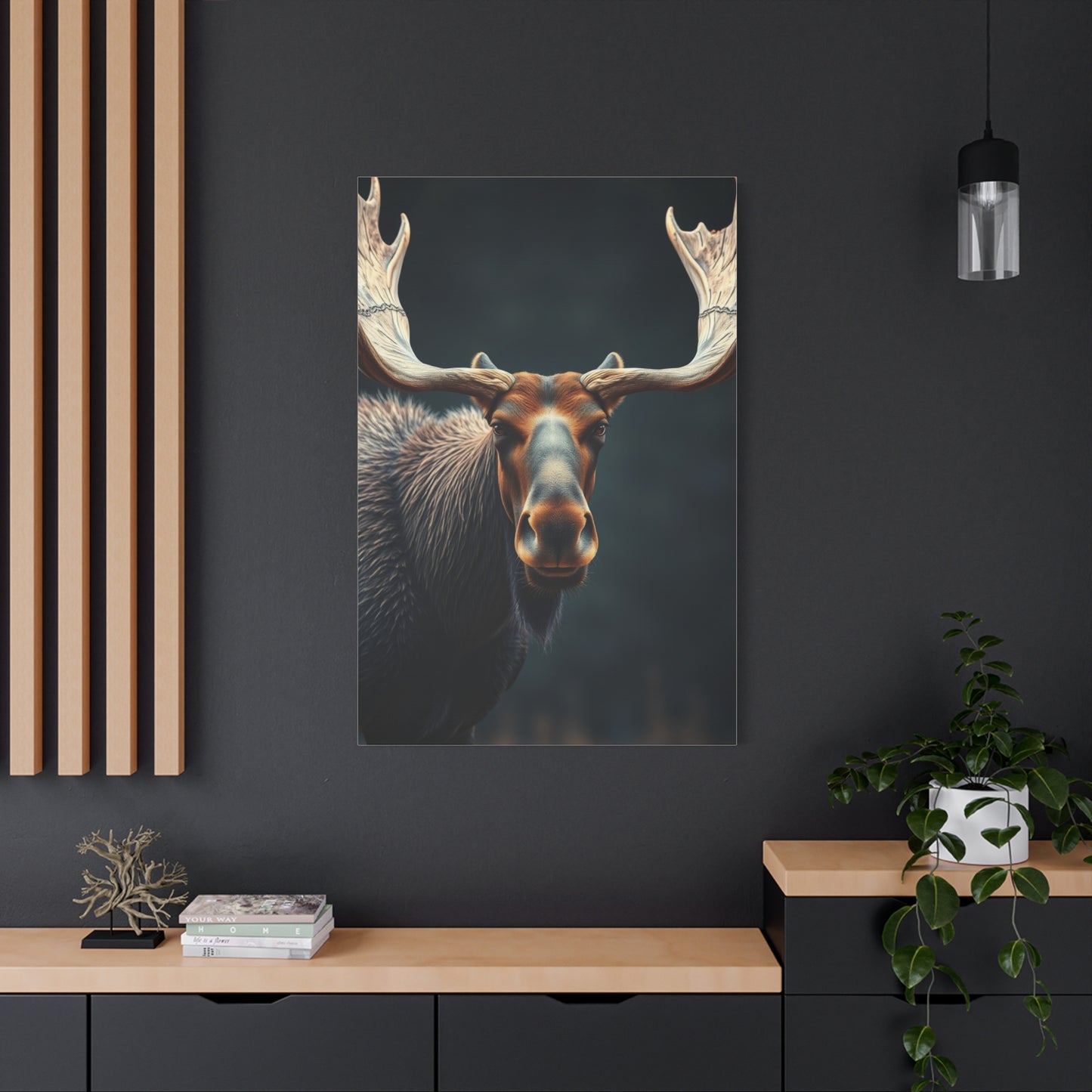 Moose Art Luxury Canvas Wall Art & Canvas Print