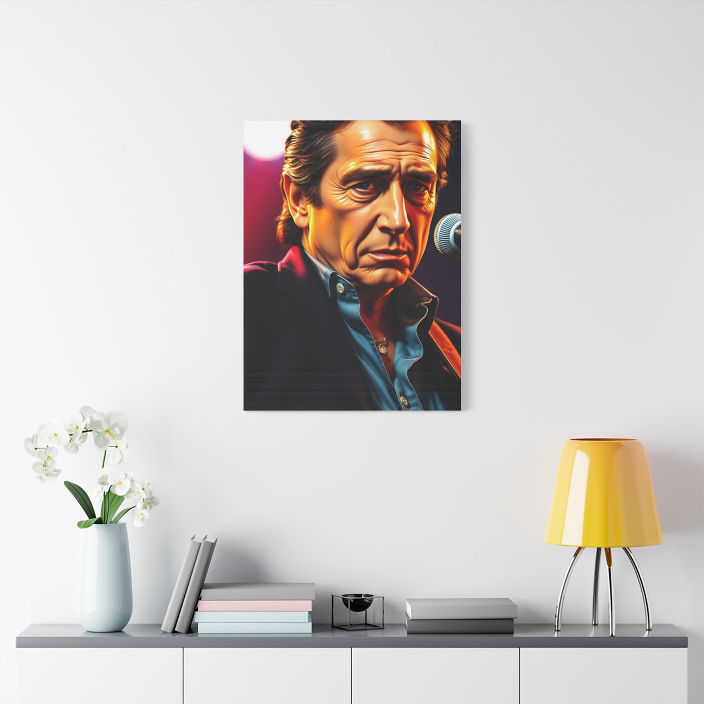 Johnny Cash Art Canvas Art 1 Wall Art & Canvas Print