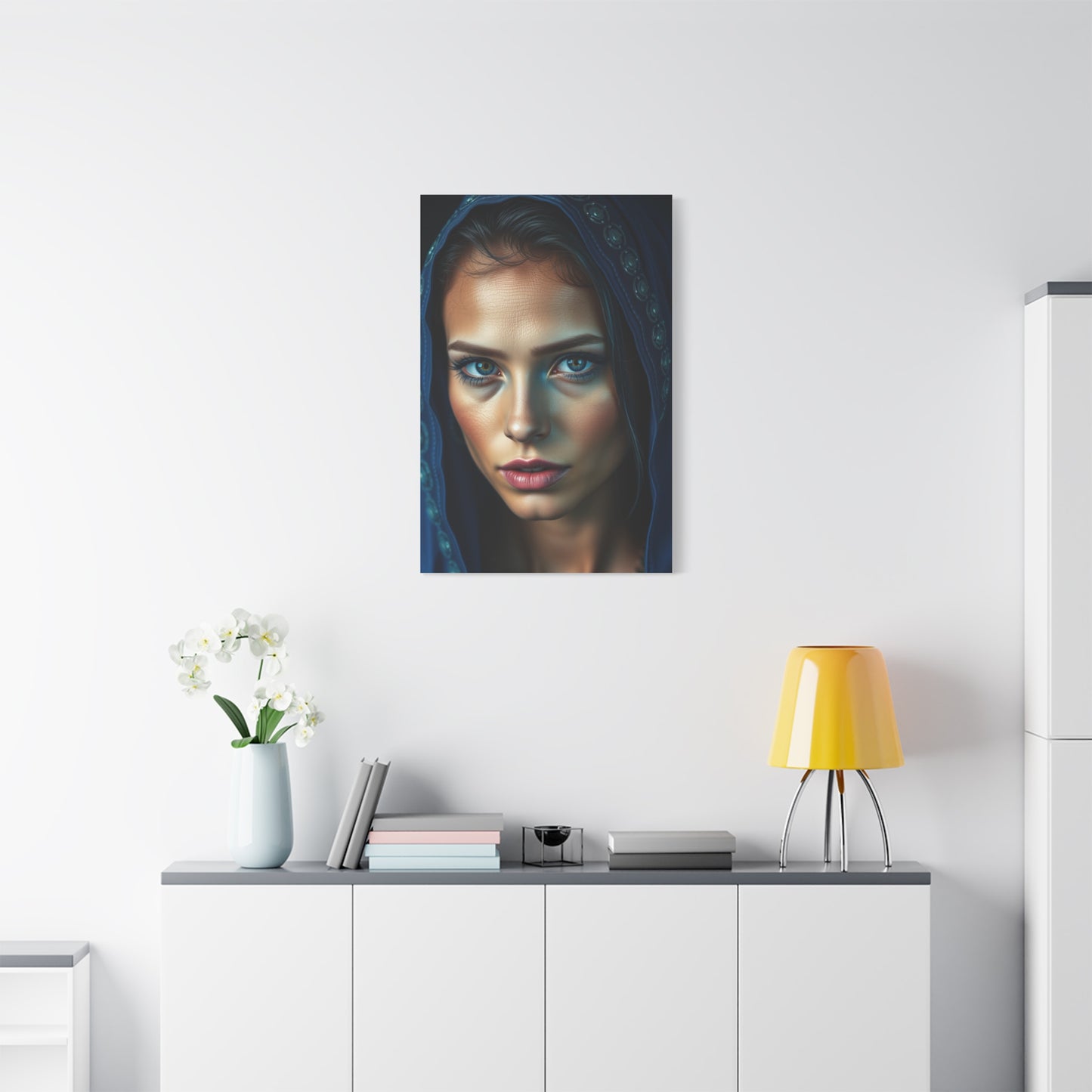 Cerulean Harmony Canvas Wall Art & Canvas Print