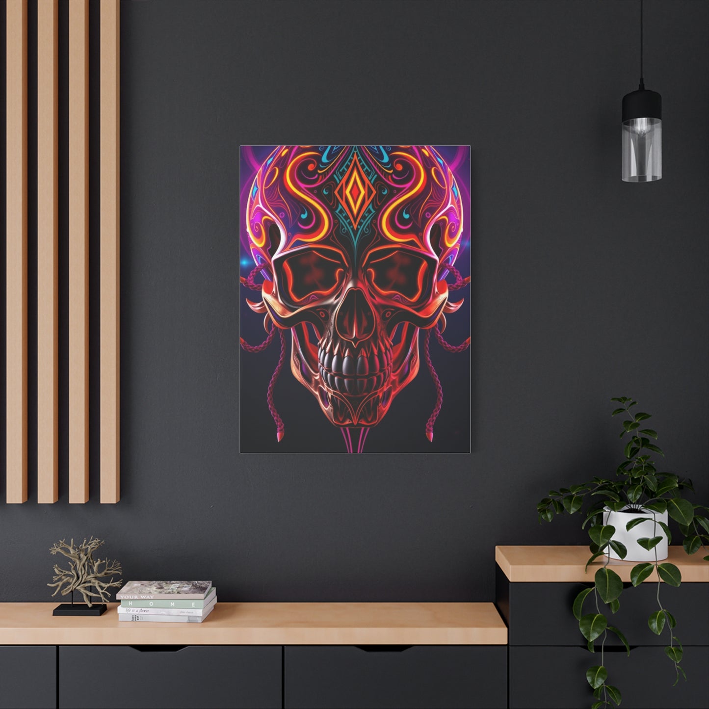Opulent Skull Phantasm Wall Art & Canvas Print