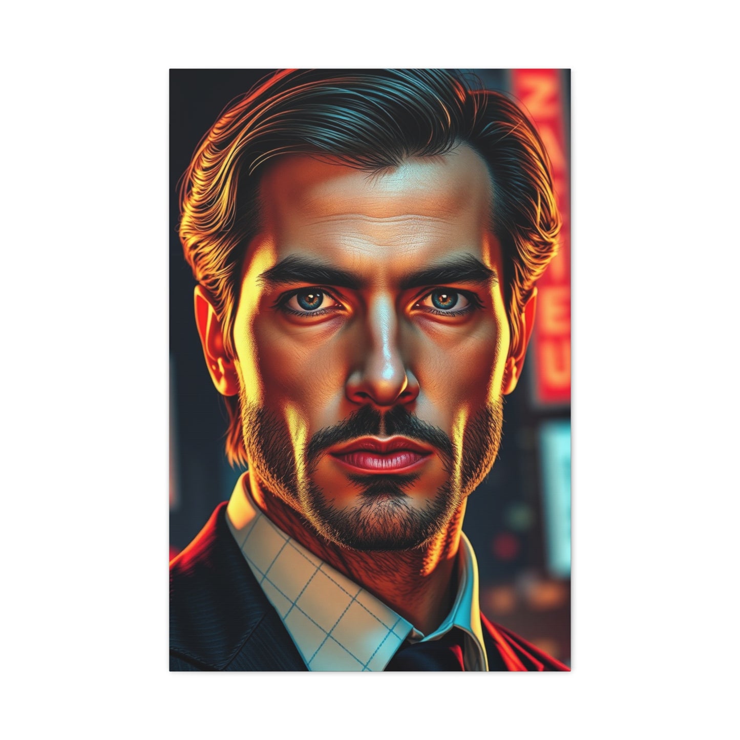 American Psycho Art Canvas Art 1 Wall Art & Canvas Print