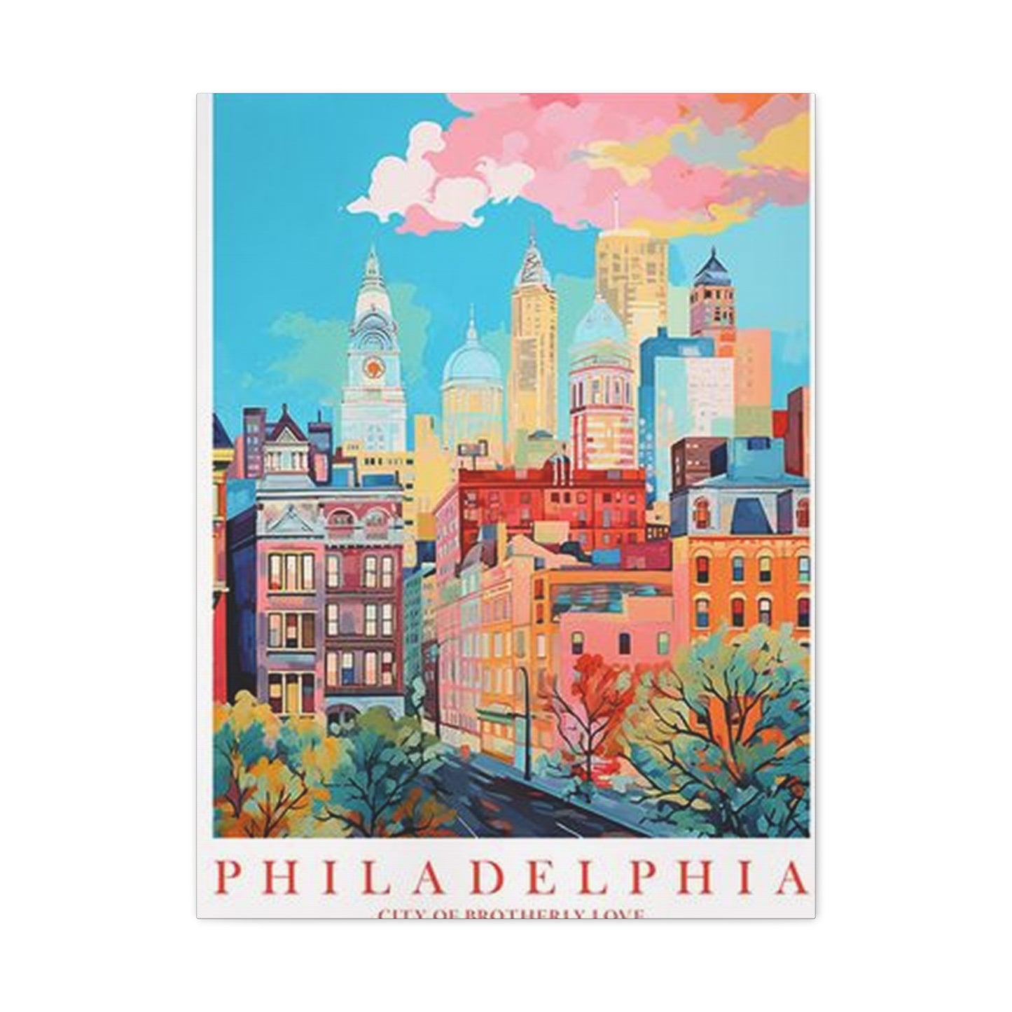 City Of Brotherly Love Philadelphia Wall Art & Canvas Prints