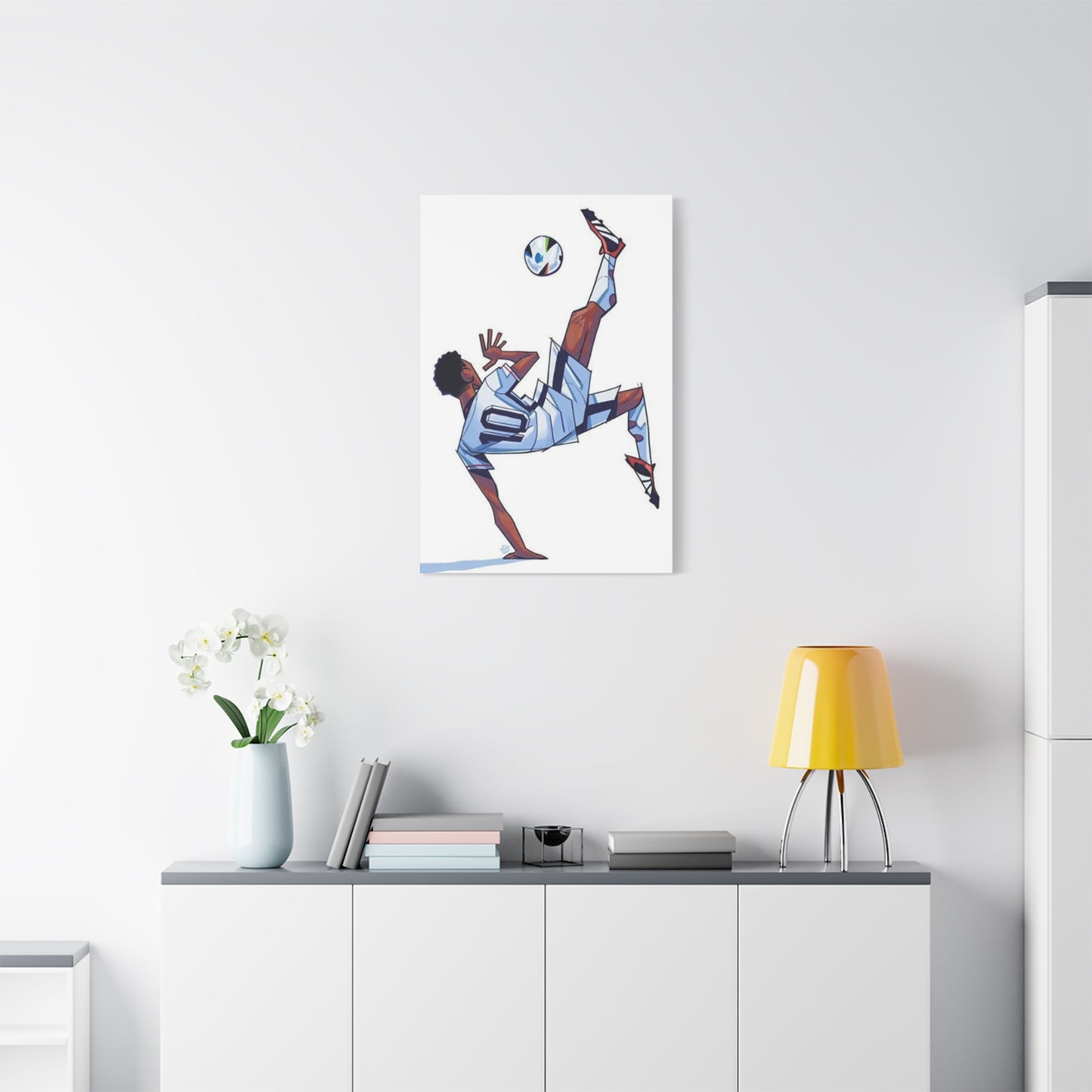 Animated Football Player Wall Art & Canvas Prints