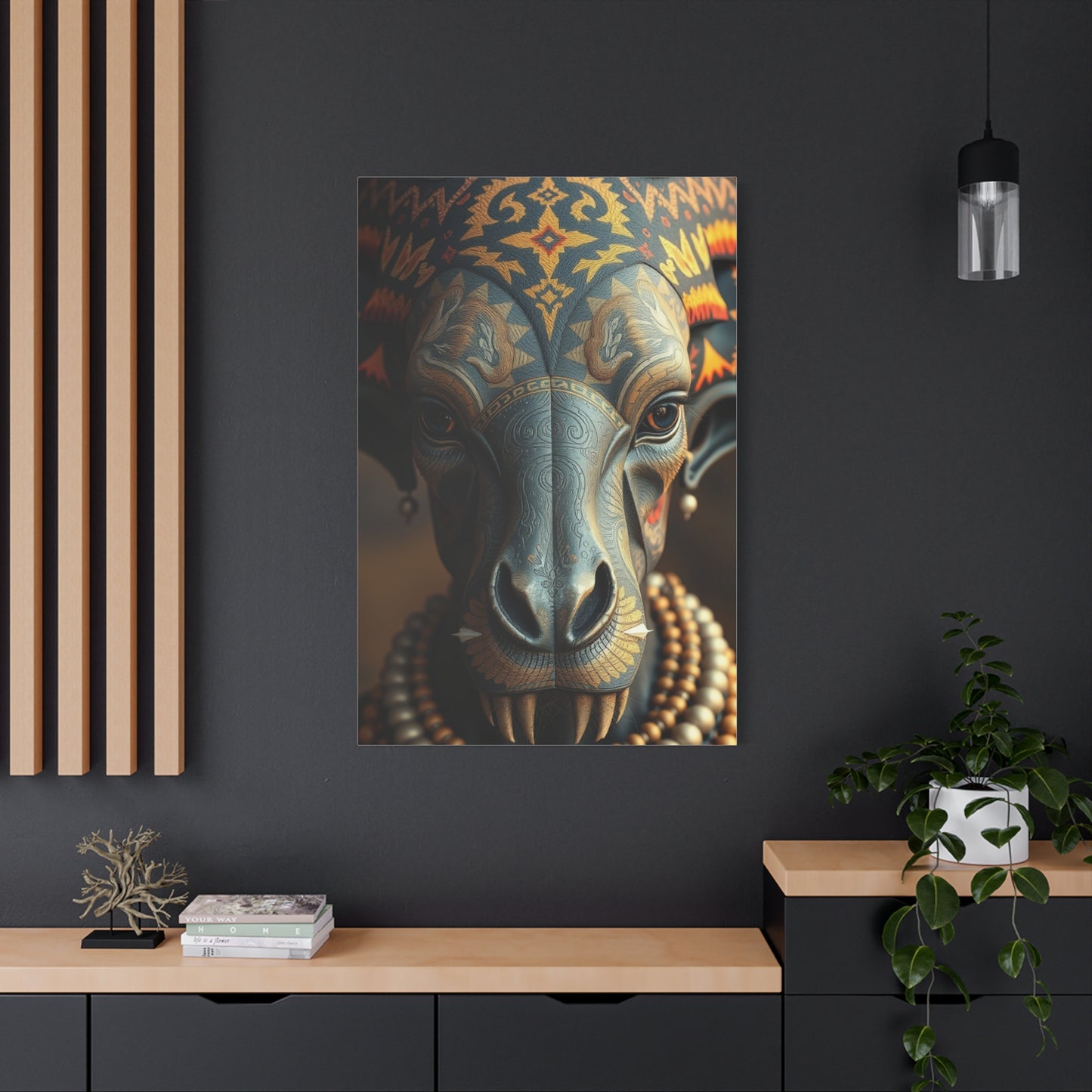 Opulent Sahara Silhouettes Canvas Wall Art & Canvas Print