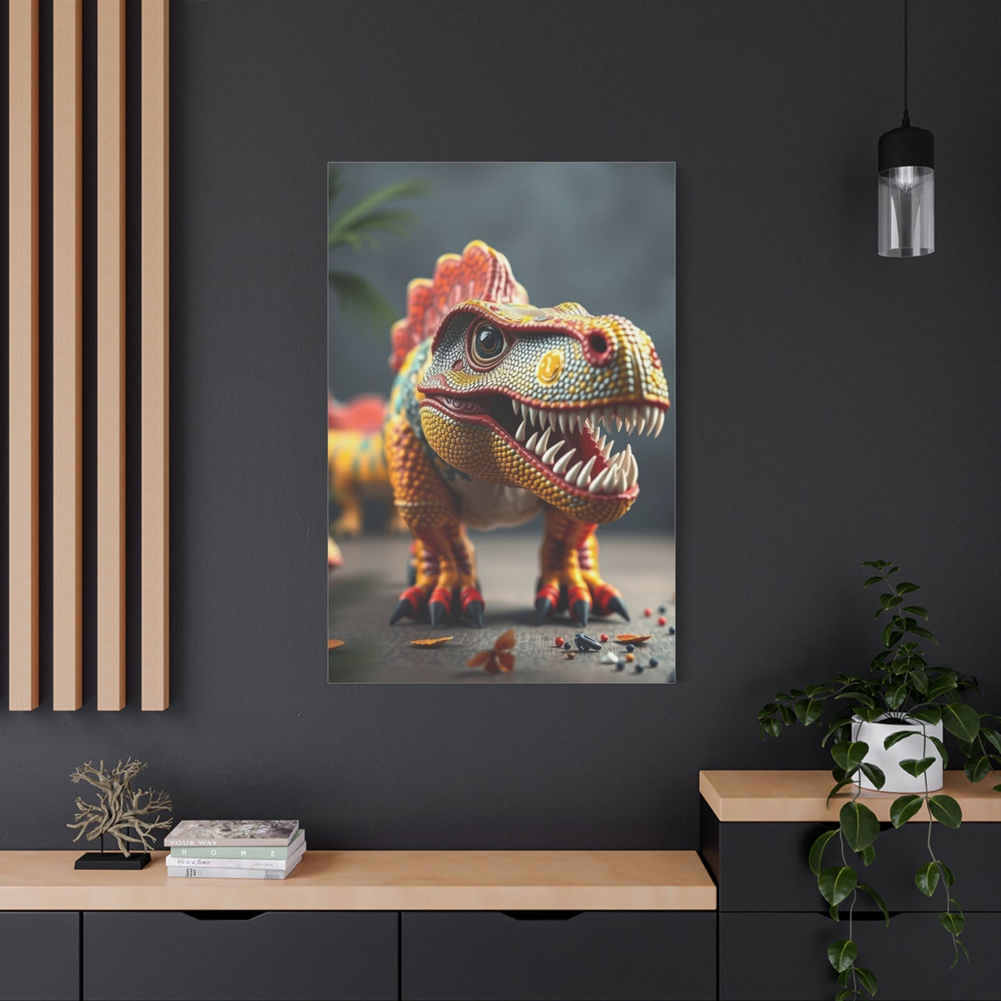 Kid’s Dinosaur Art Luxury Canvas Wall Art & Canvas Print