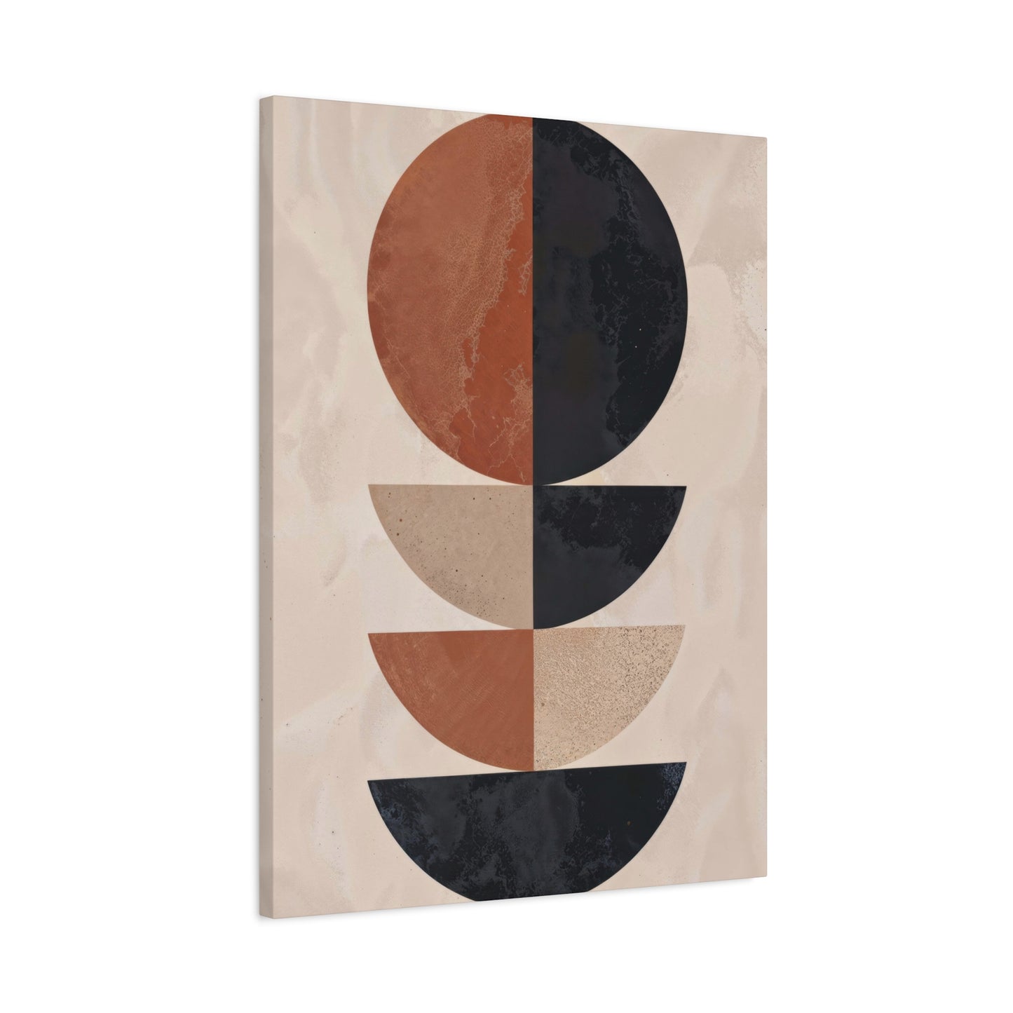 Abstract Brown Black Earth Tones Wall Art & Canvas Prints