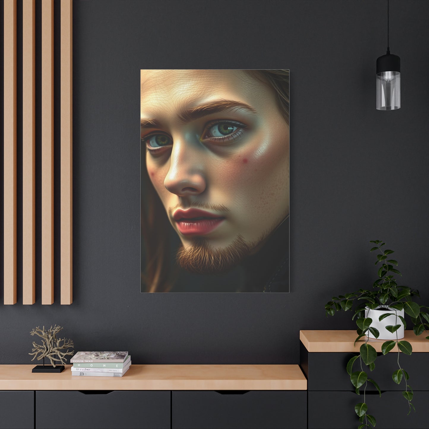 Luminous Brushstroke Masterpiece