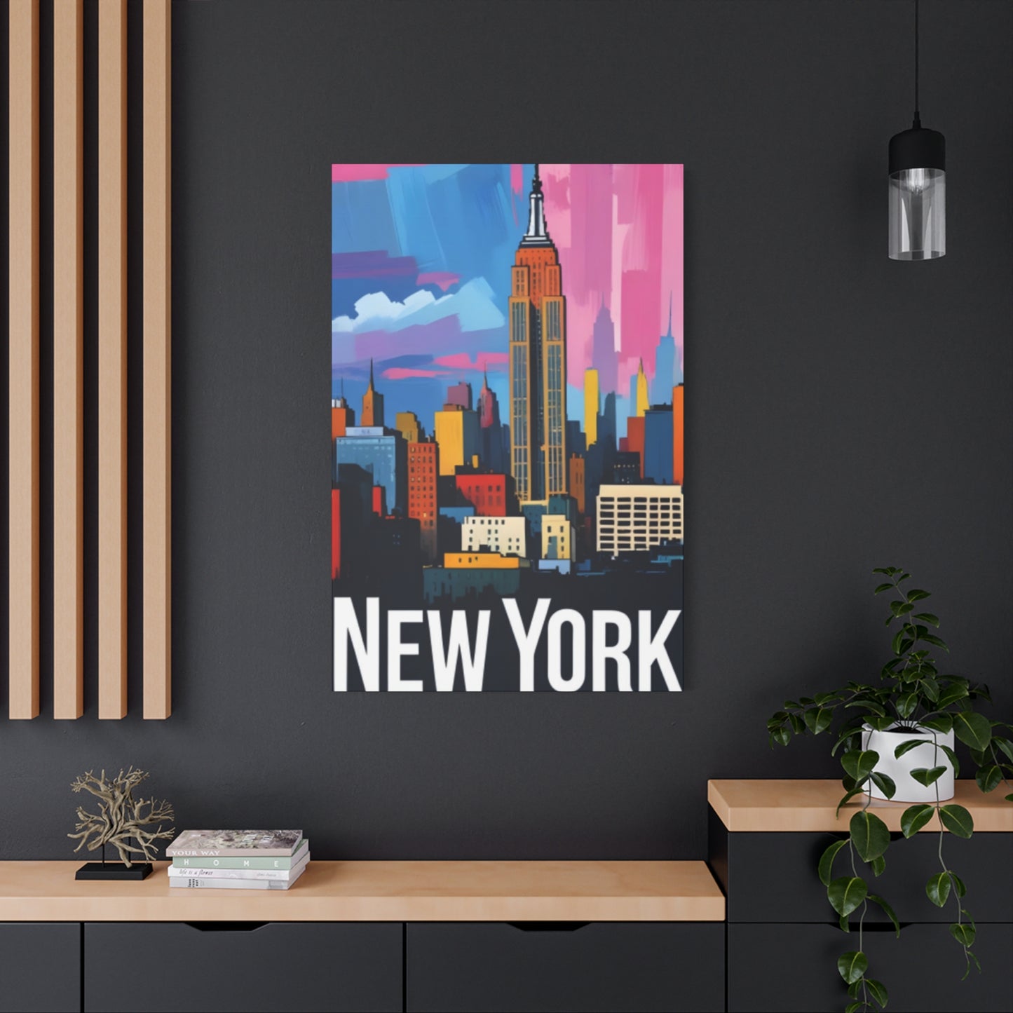 Colorful NYC Skyline Wall Art & Canvas Prints