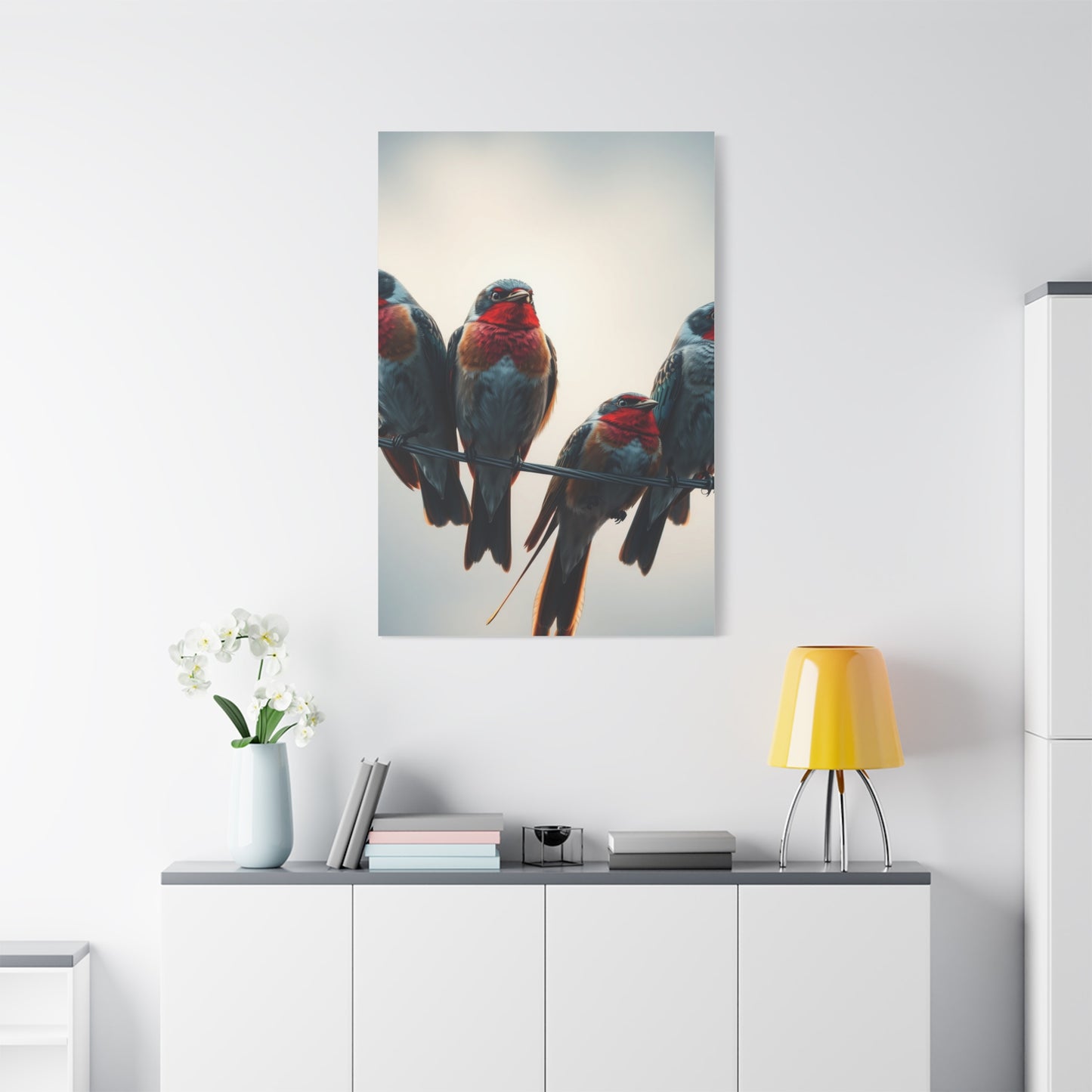 Supreme Birds On a Wire Art Collection Wall Art & Canvas Print