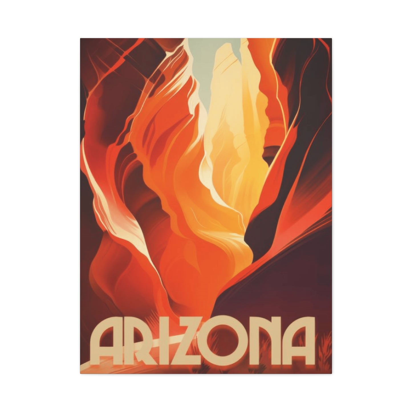 Arizona Desert Painting Wall Art & Canvas Prints