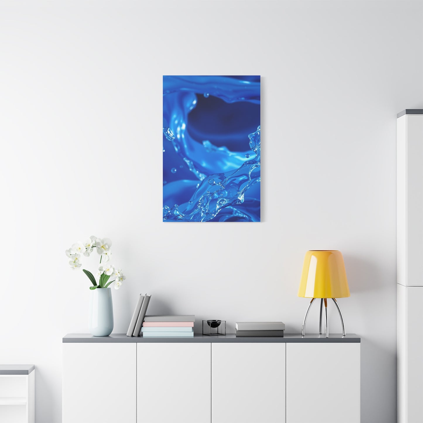 Sapphire Serenity Tableau Wall Art & Canvas Print