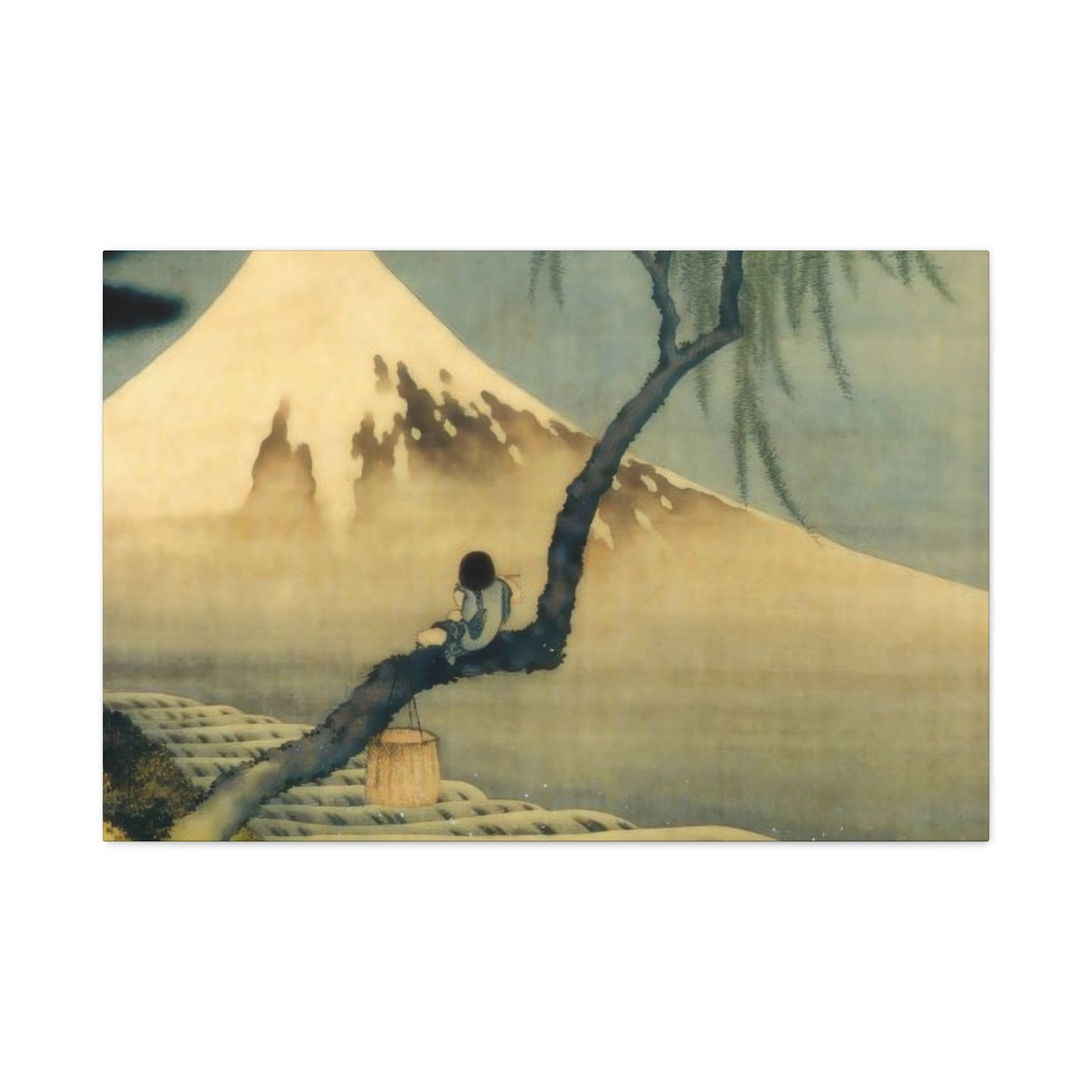 Katsushika Hokusai Boy On Mount Fuji Wall Art & Canvas Prints