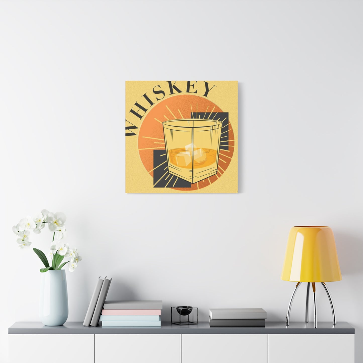 Whiskey Abstract Drinks Wall Art & Canvas Prints
