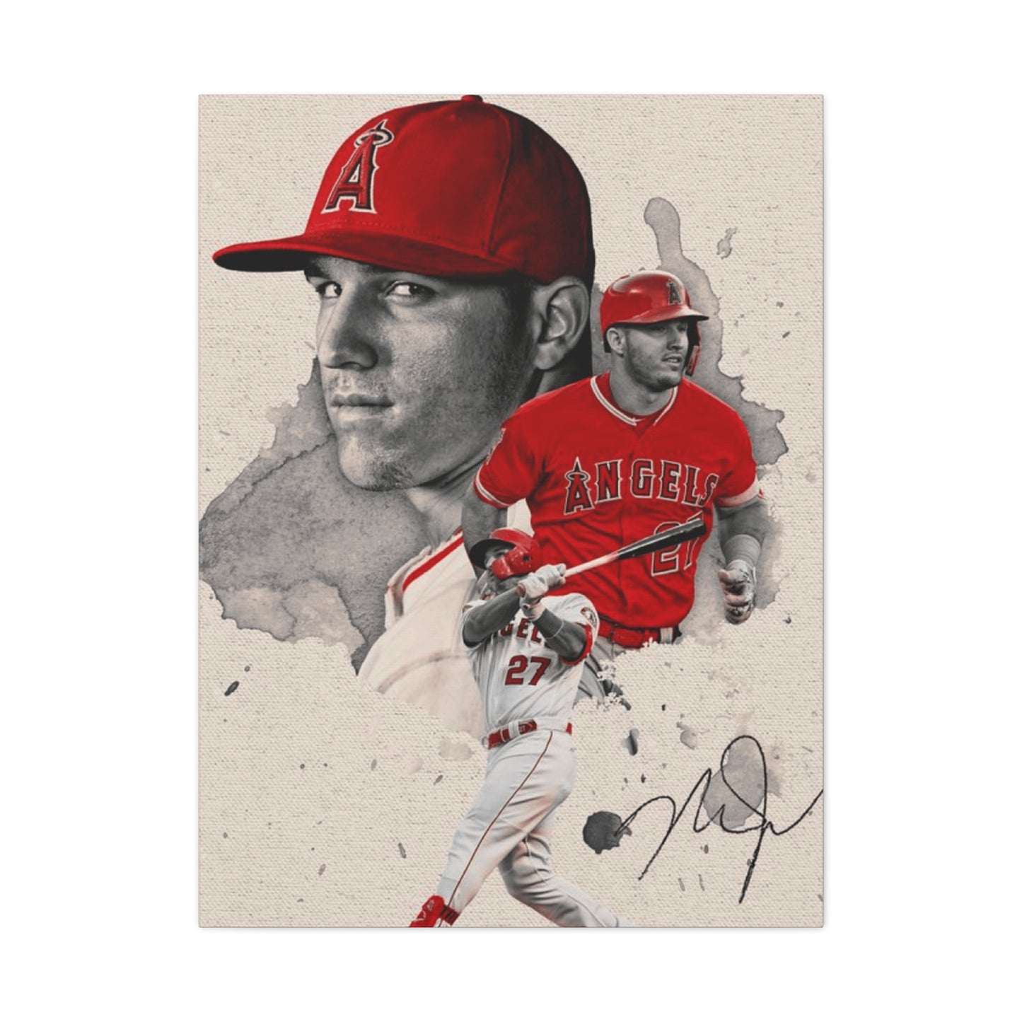 Mike Trout Wall Art & Canvas Prints