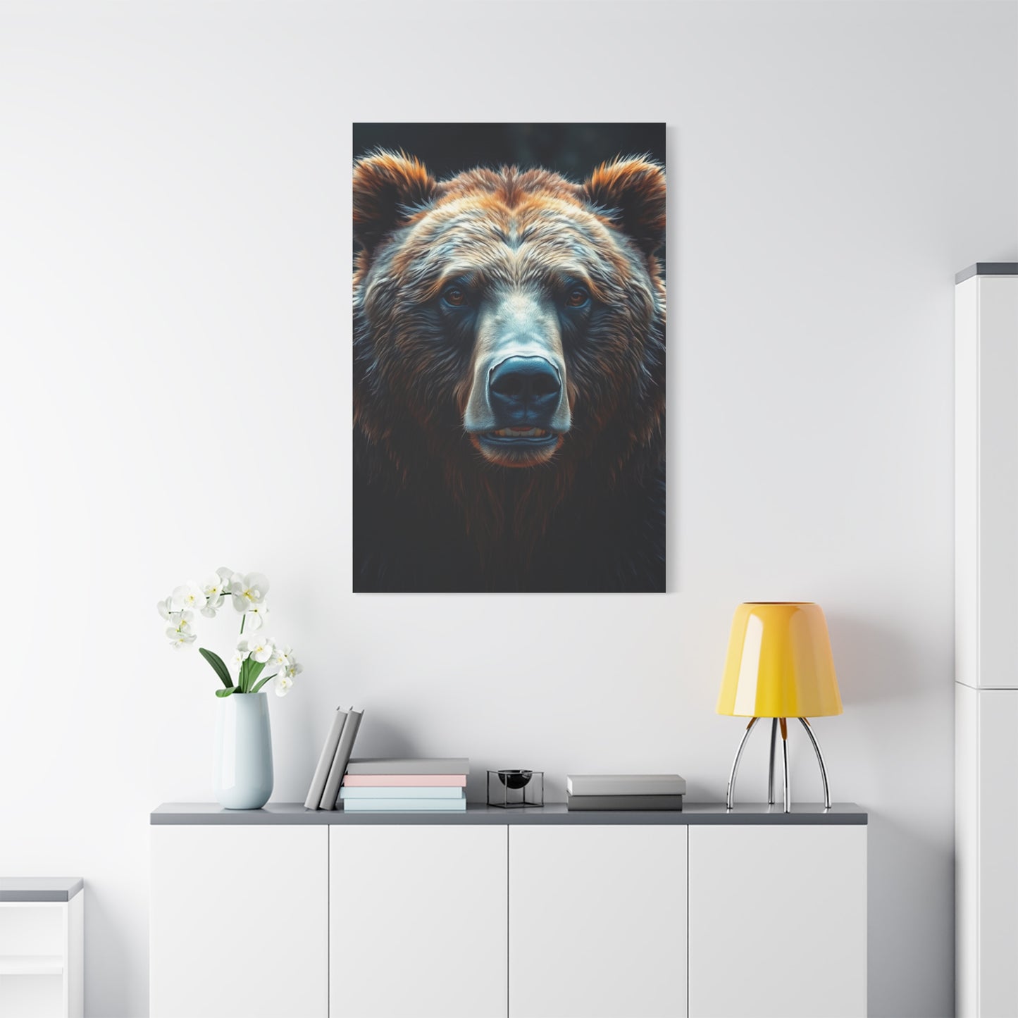 Aristocratic Bear Portraiture Wall Art & Canvas Print