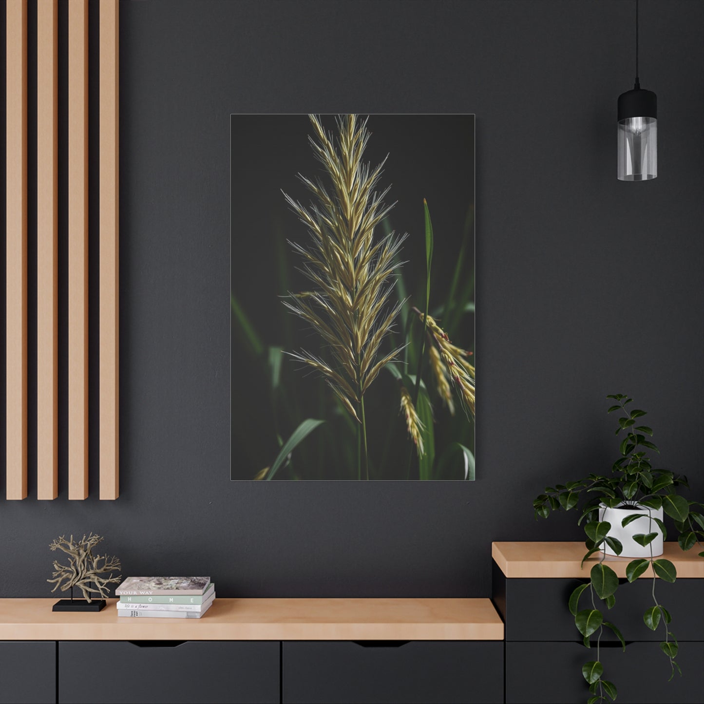 Sophisticated Leafy Display Wall Art & Canvas Print