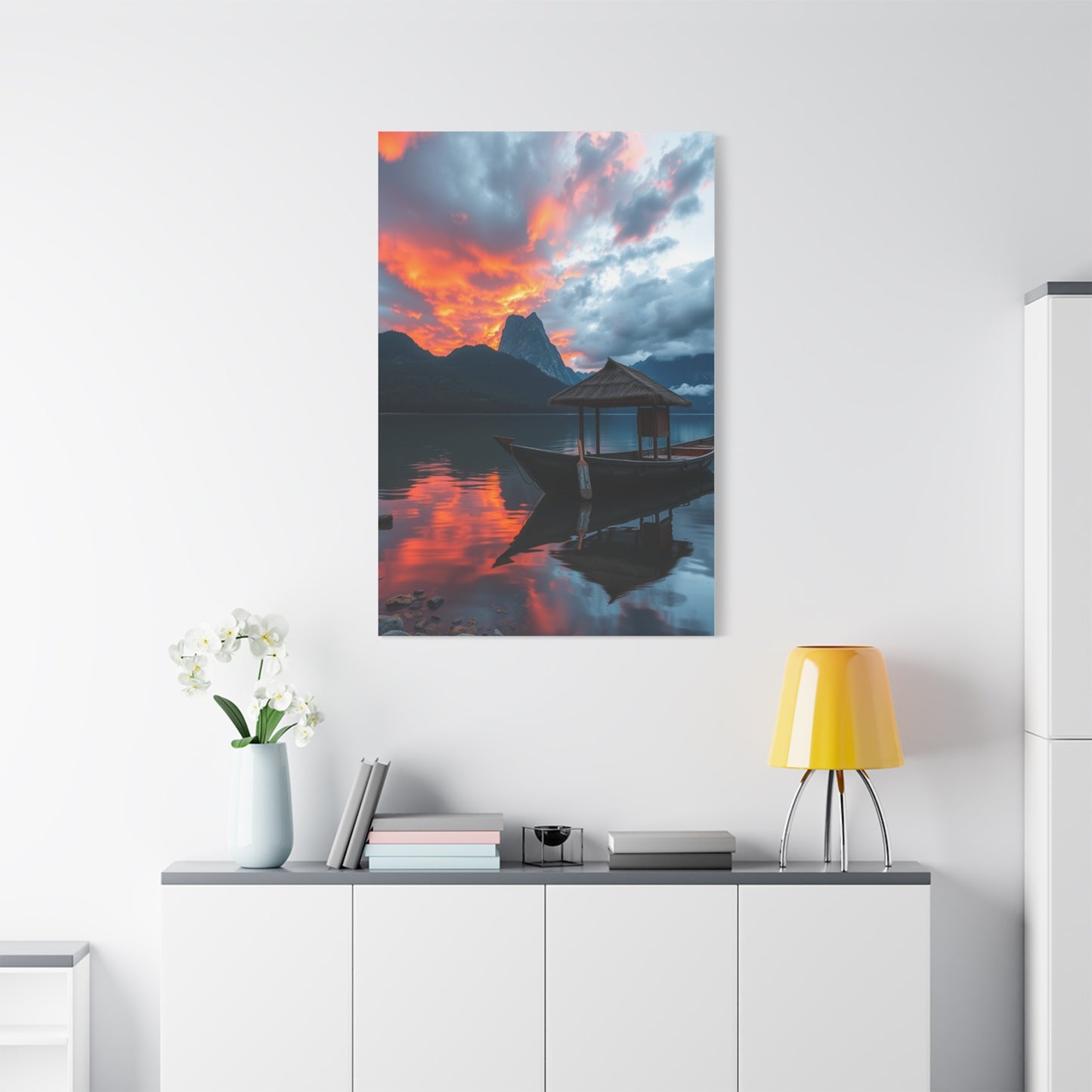 Luminous Ripples Portrait Wall Art & Canvas Print