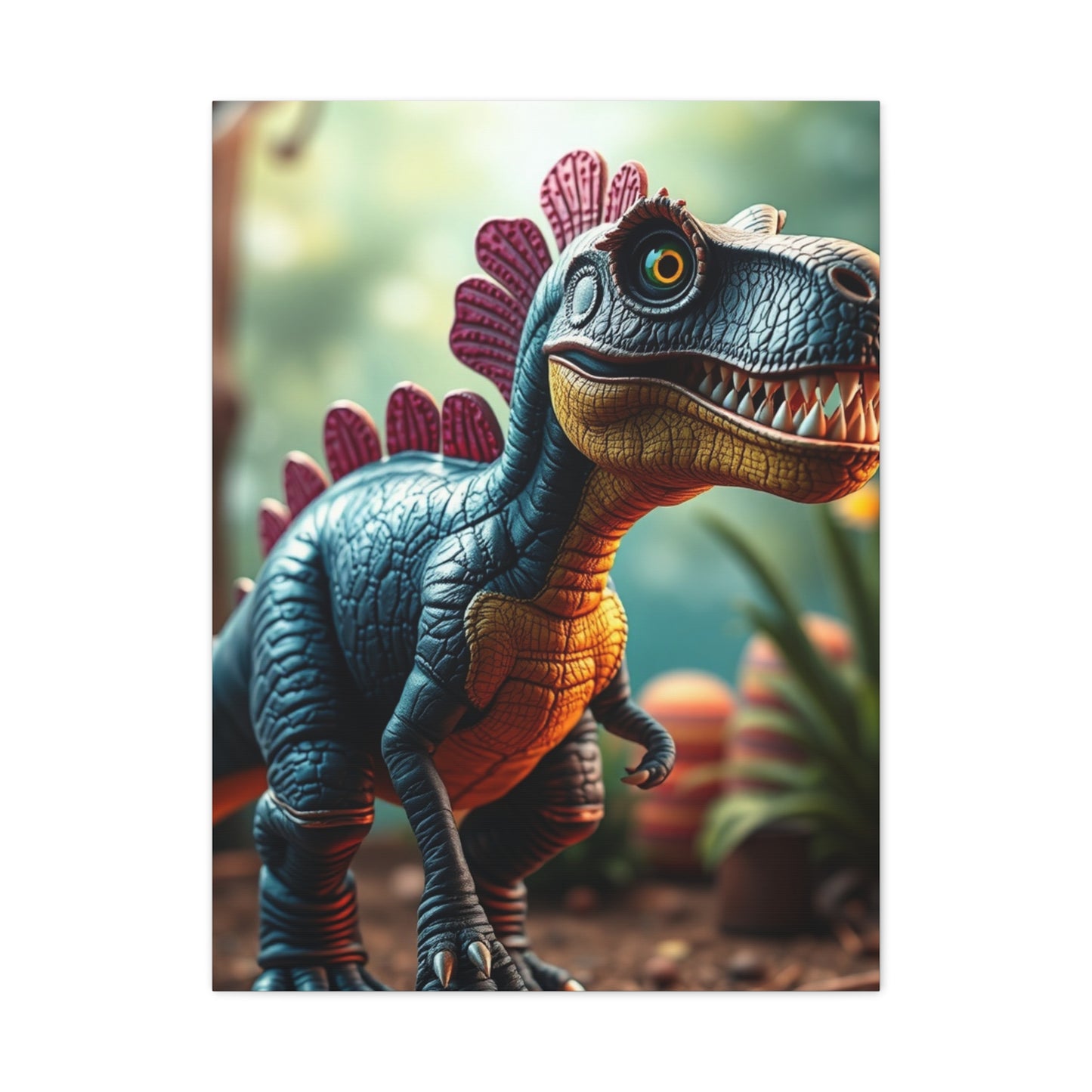 Kid’s Dinosaur Art Canvas Art 4 Wall Art & Canvas Print