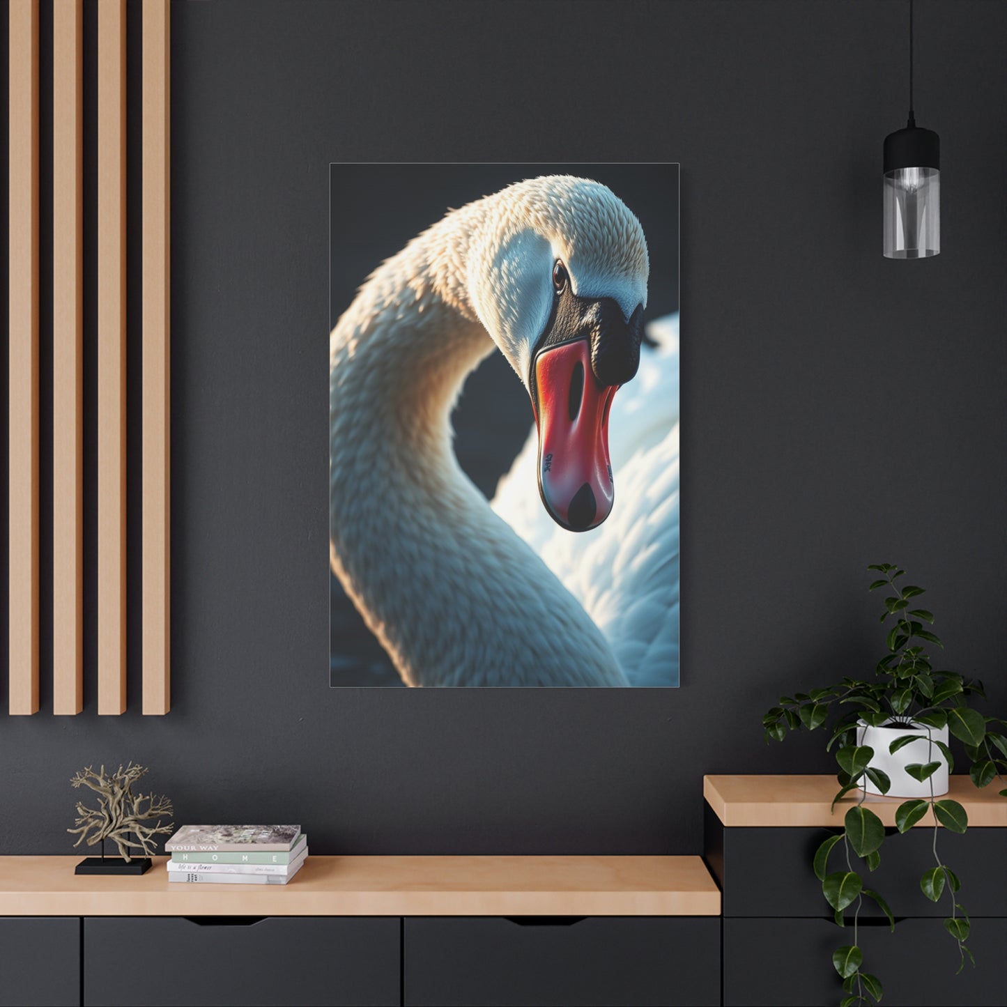 Swan Art Canvas Art 3 Wall Art & Canvas Print